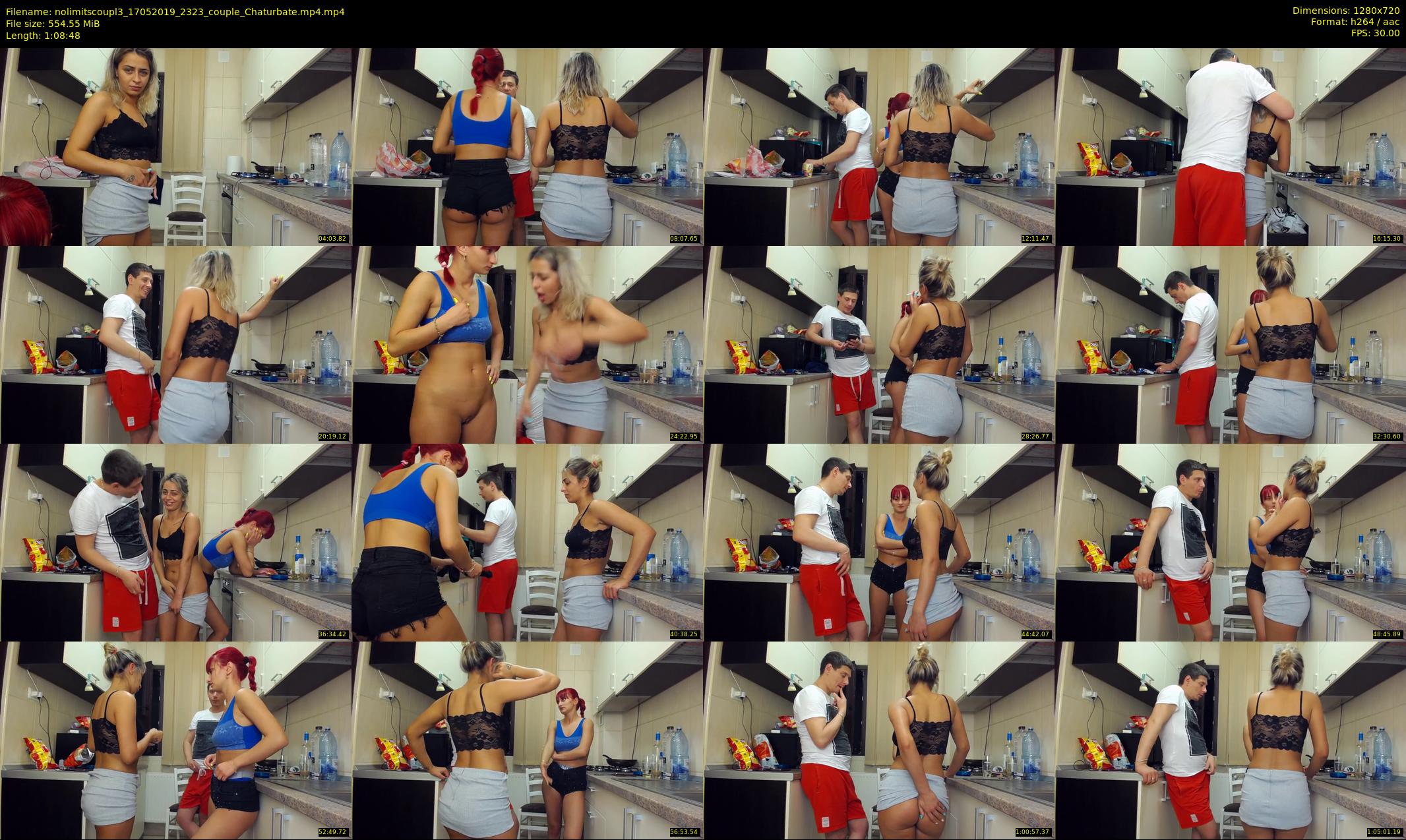 nolimitscoupl3 — 69 minute Chaturbate couple cam show recording, 720p, May 17, 2019