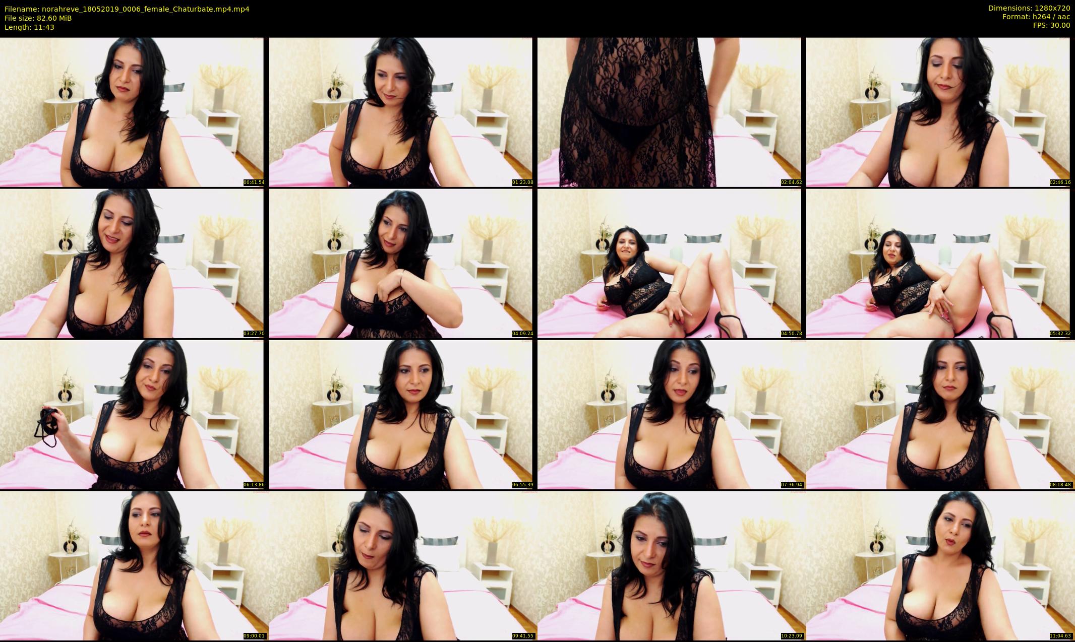 norahreve — 12 minute Chaturbate female cam show recording, 720p, May 18, 2019