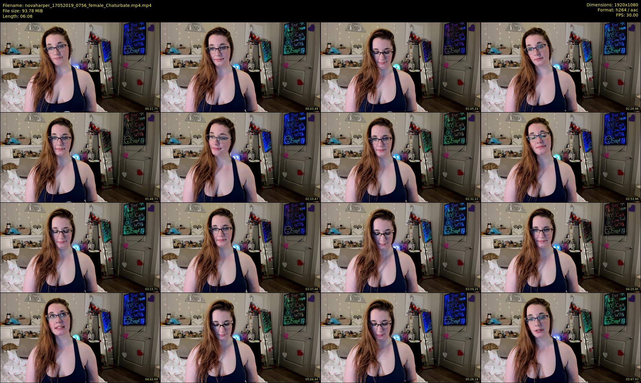 novaharper — 7 minute Chaturbate female cam show recording, 1080p, May 17, 2019