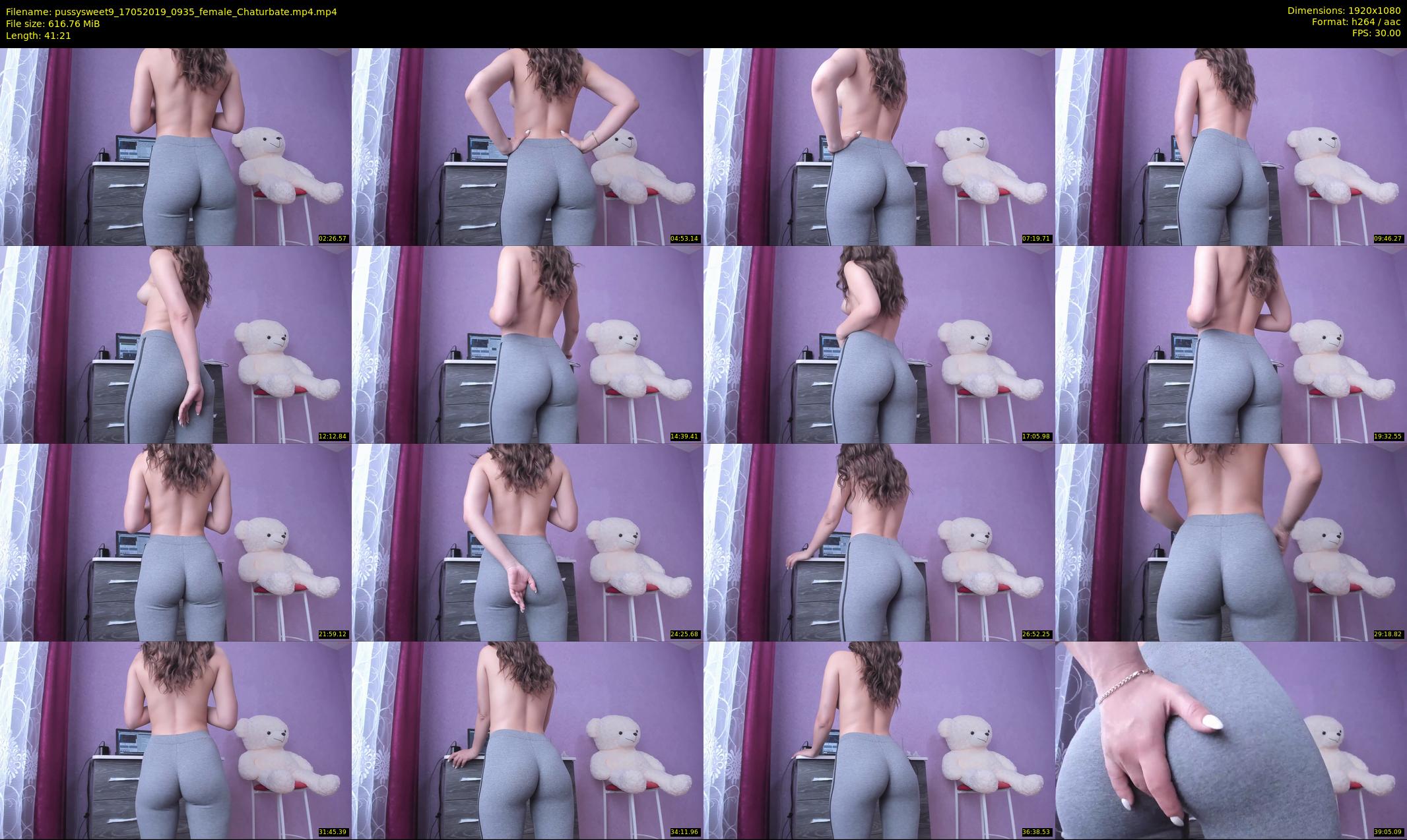 pussysweet9 — 42 minute Chaturbate female cam show recording, 1080p, May 17, 2019