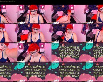 pyrowayne — 93 minute Chaturbate female cam show recording, 720p, May 18, 2019