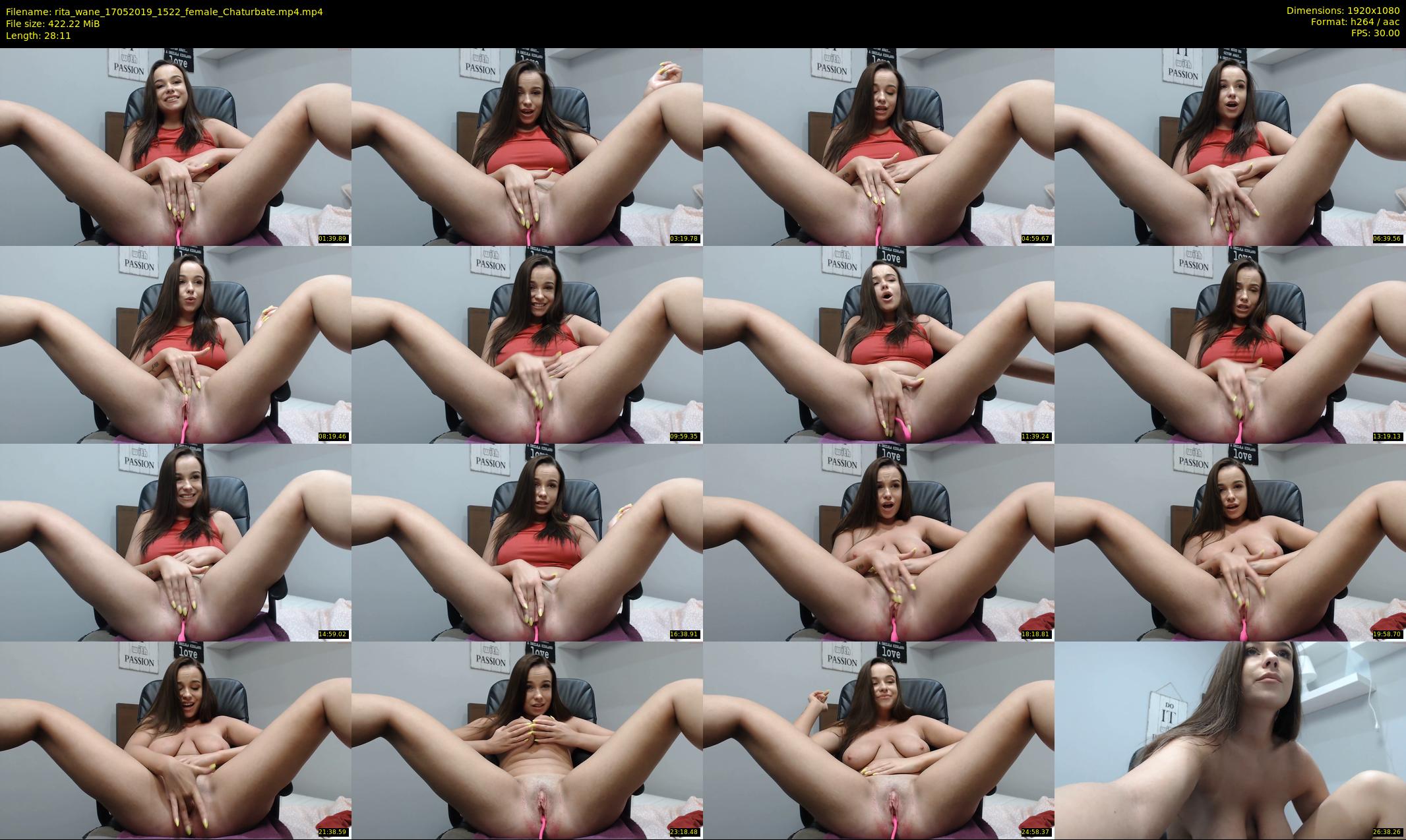 rita_wane — 29 minute Chaturbate female cam show recording, 1080p, May 17, 2019