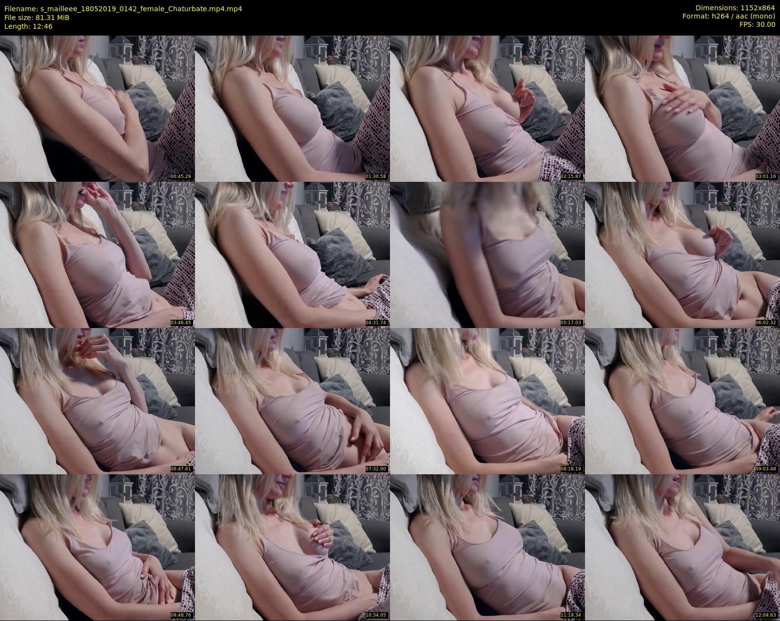 s_mailleee — 13 minute Chaturbate female cam show recording, 720p, May 18, 2019