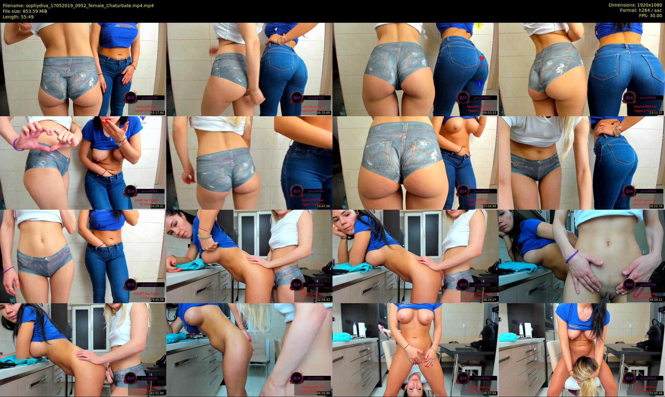 sophydiva — 56 minute Chaturbate female cam show recording, 1080p, May 17, 2019
