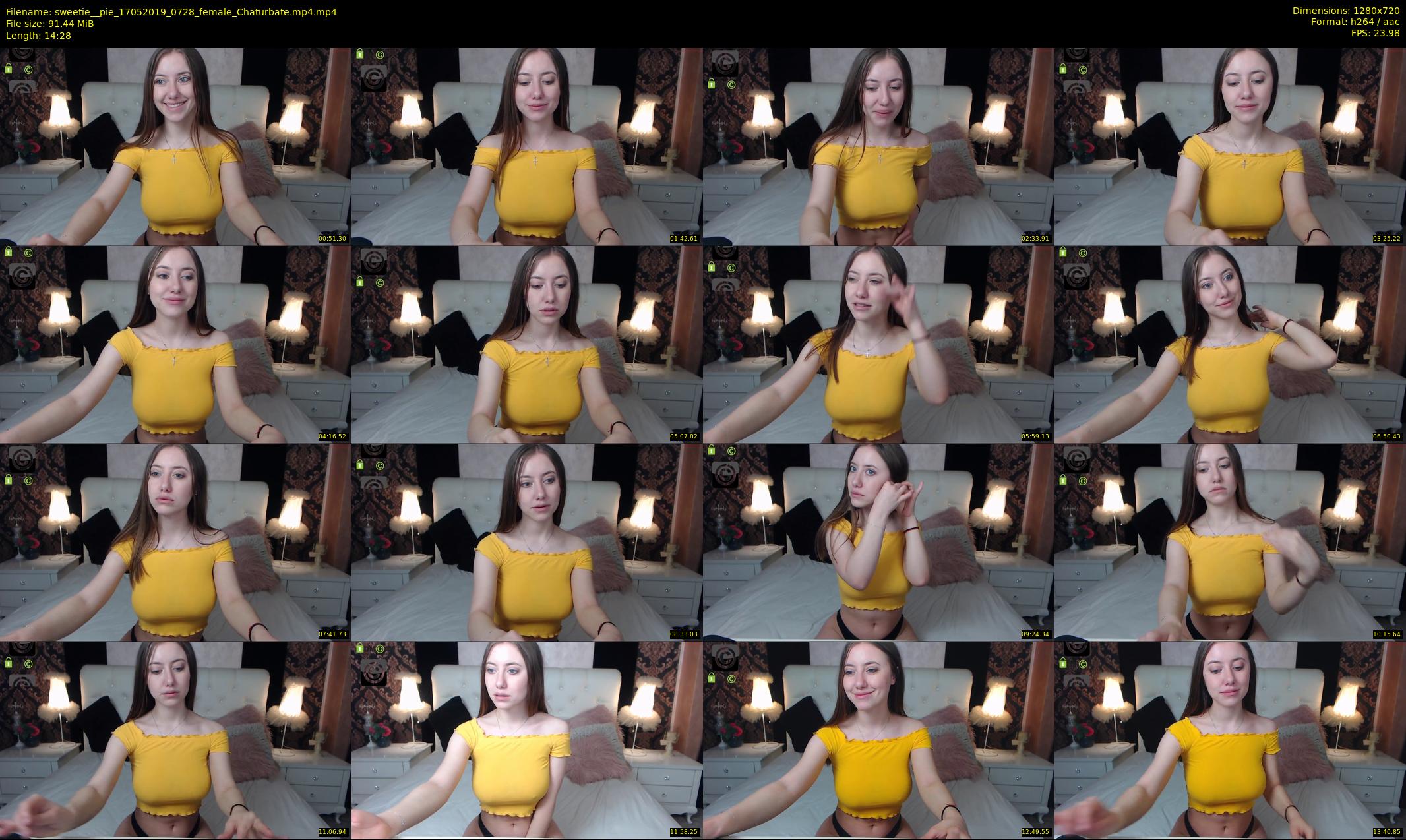 sweetie__pie — 15 minute Chaturbate female cam show recording, 720p, May 17, 2019