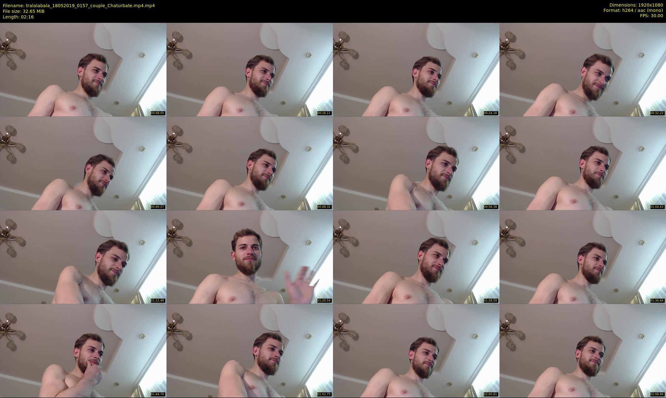 tralalabala — 3 minute Chaturbate male cam show recording, 1080p, May 18, 2019