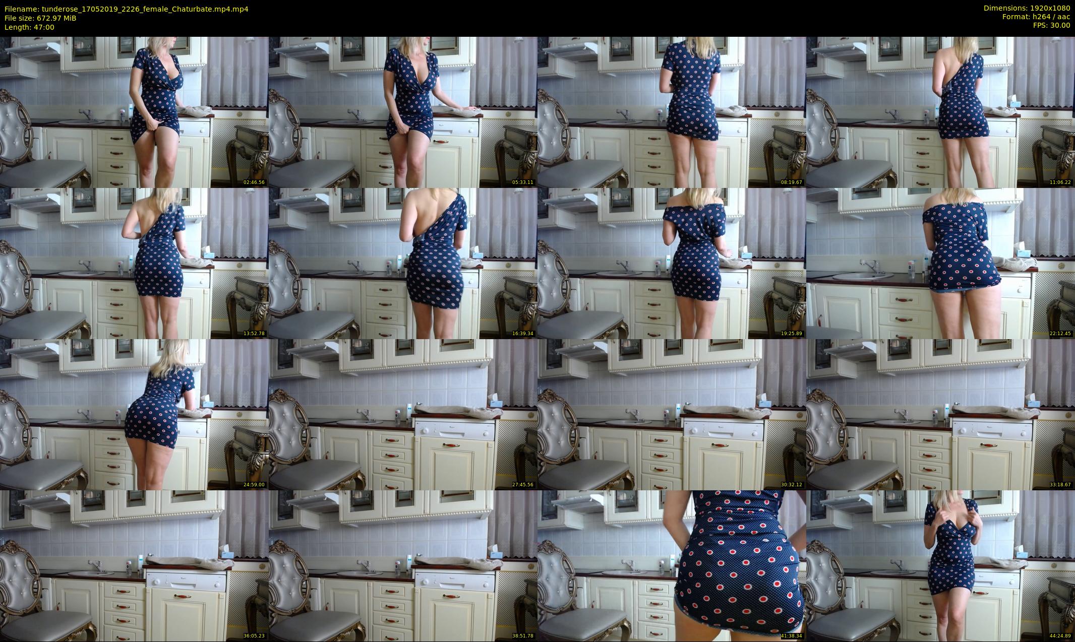 tunderose — 47 minute Chaturbate female cam show recording, 1080p, May 17, 2019