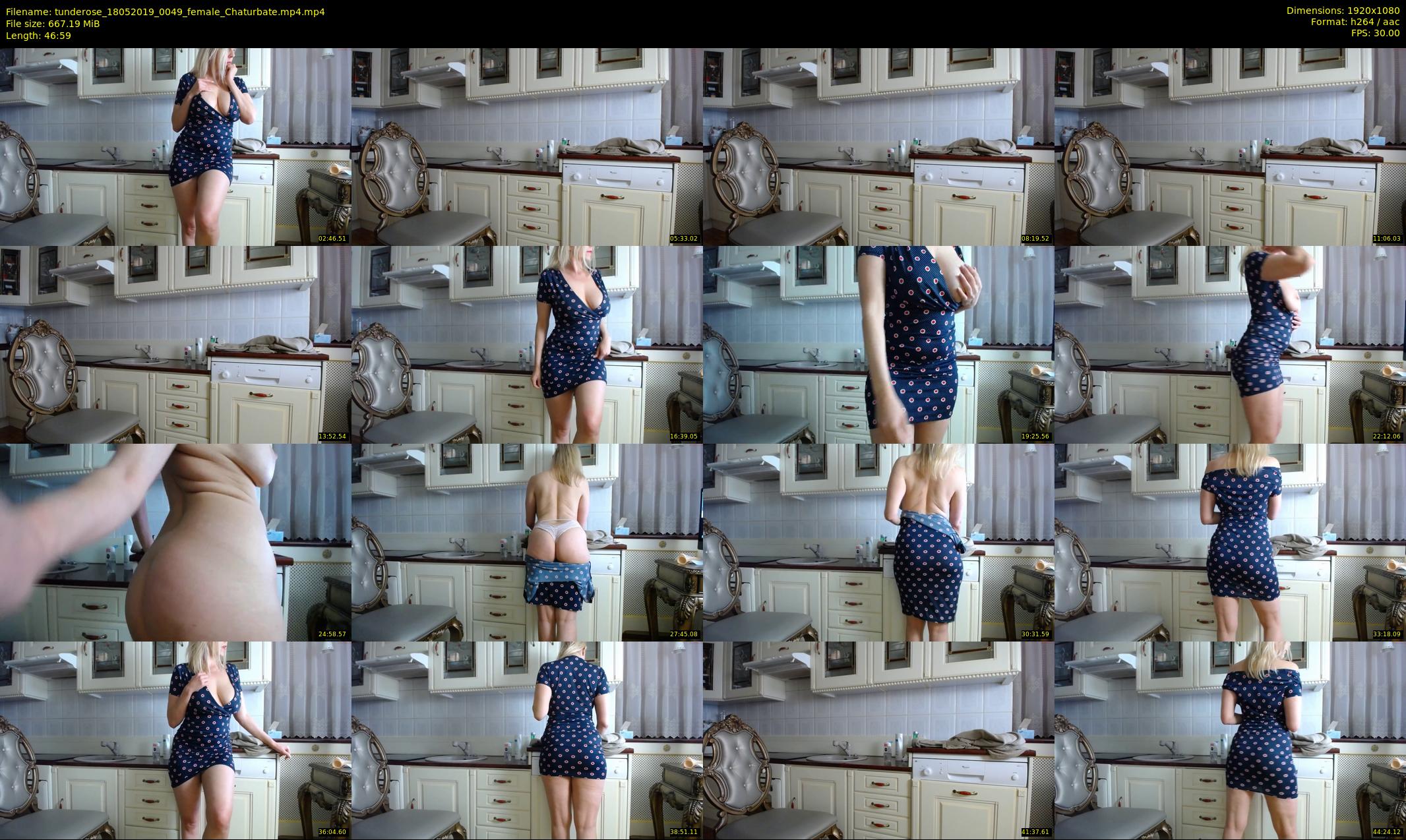 tunderose — 47 minute Chaturbate female cam show recording, 1080p, May 18, 2019