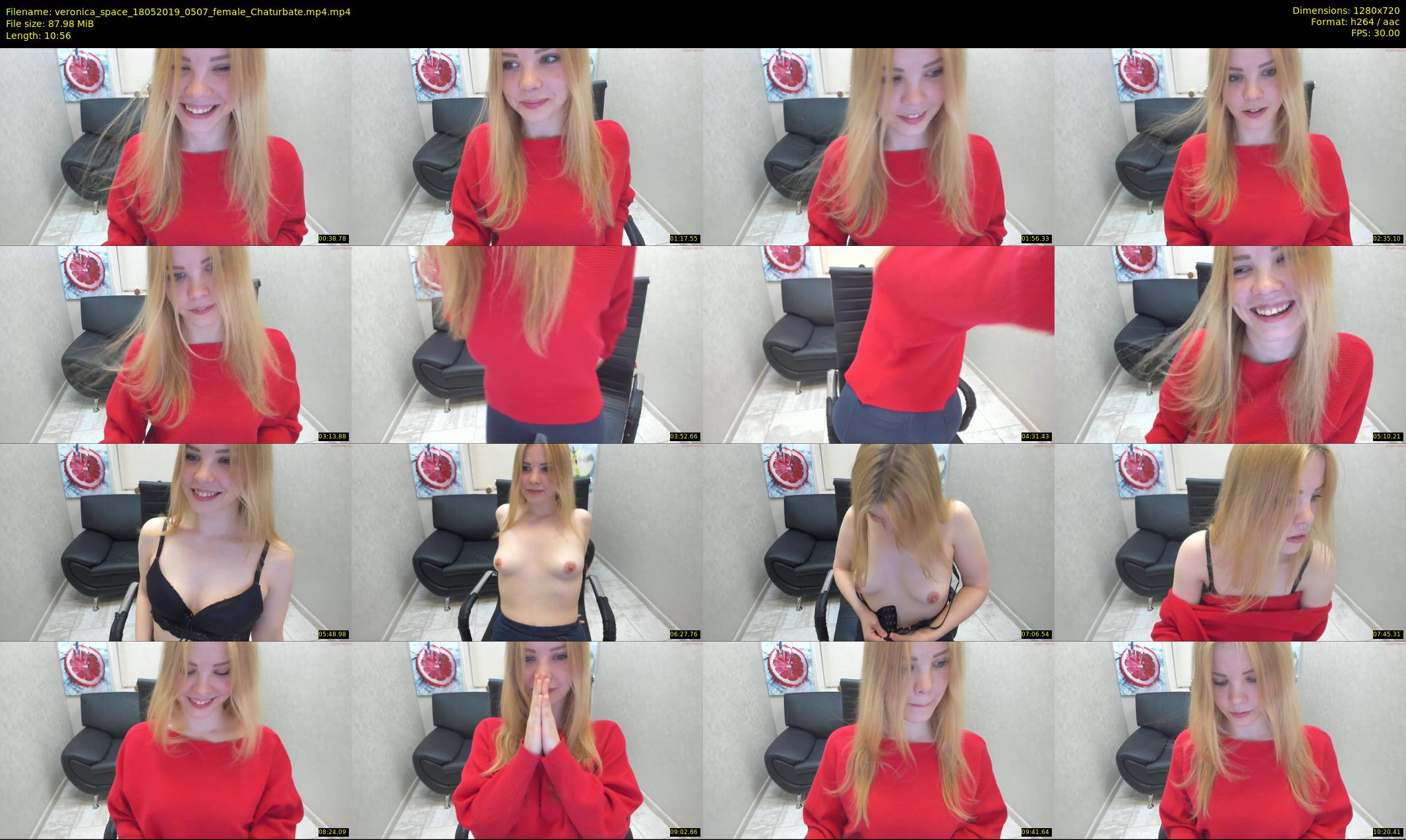 veronica_space — 11 minute Chaturbate female cam show recording, 720p, May 18, 2019