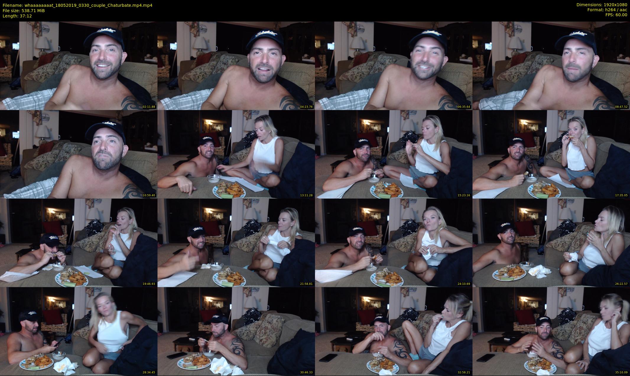 whaaaaaaaat — 38 minute Chaturbate couple cam show recording, 1080p, May 18, 2019