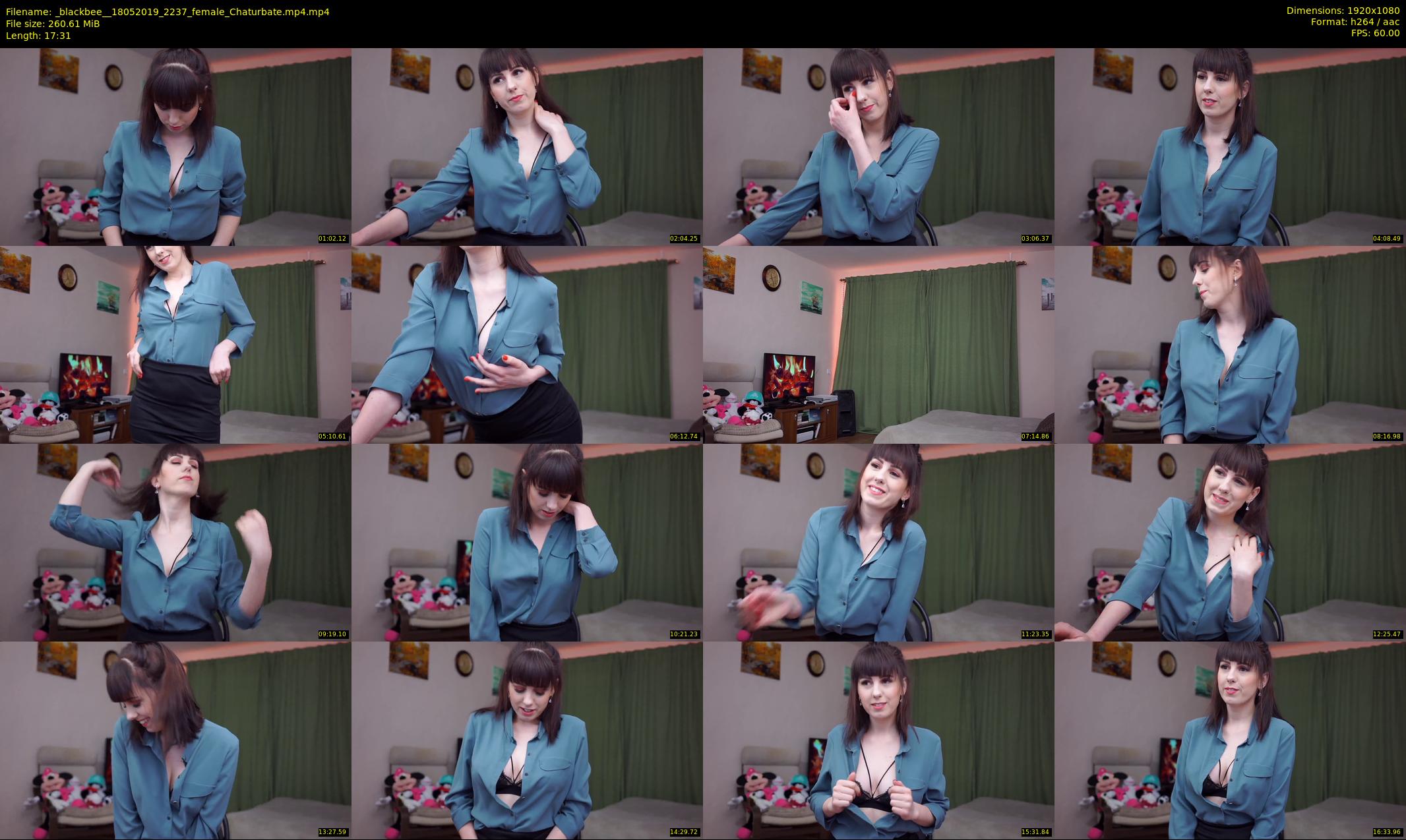 _blackbee_ — 18 minute Chaturbate female cam show recording, 1080p, May 18, 2019