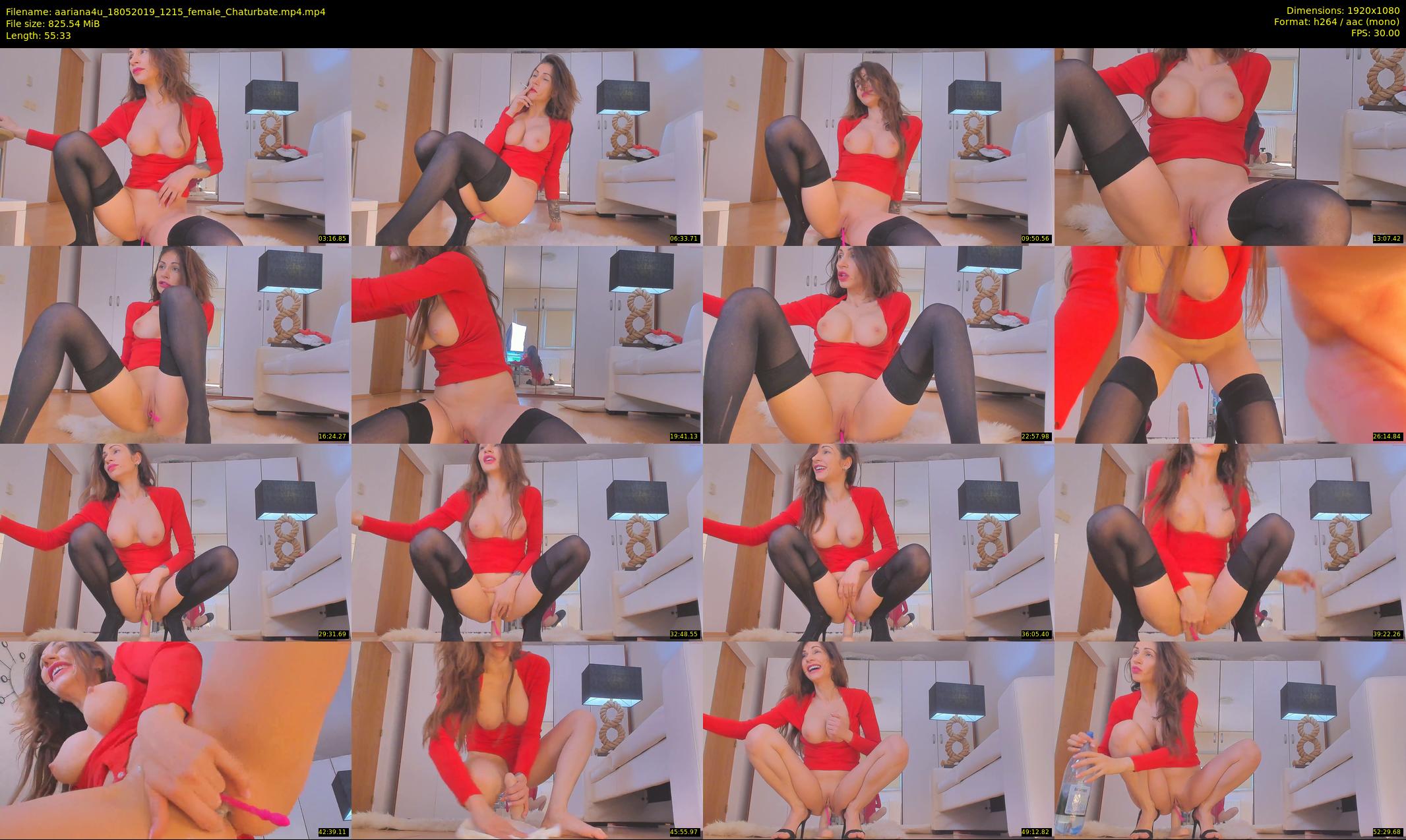 aariana4u — 56 minute Chaturbate female cam show recording, 1080p, May 18, 2019
