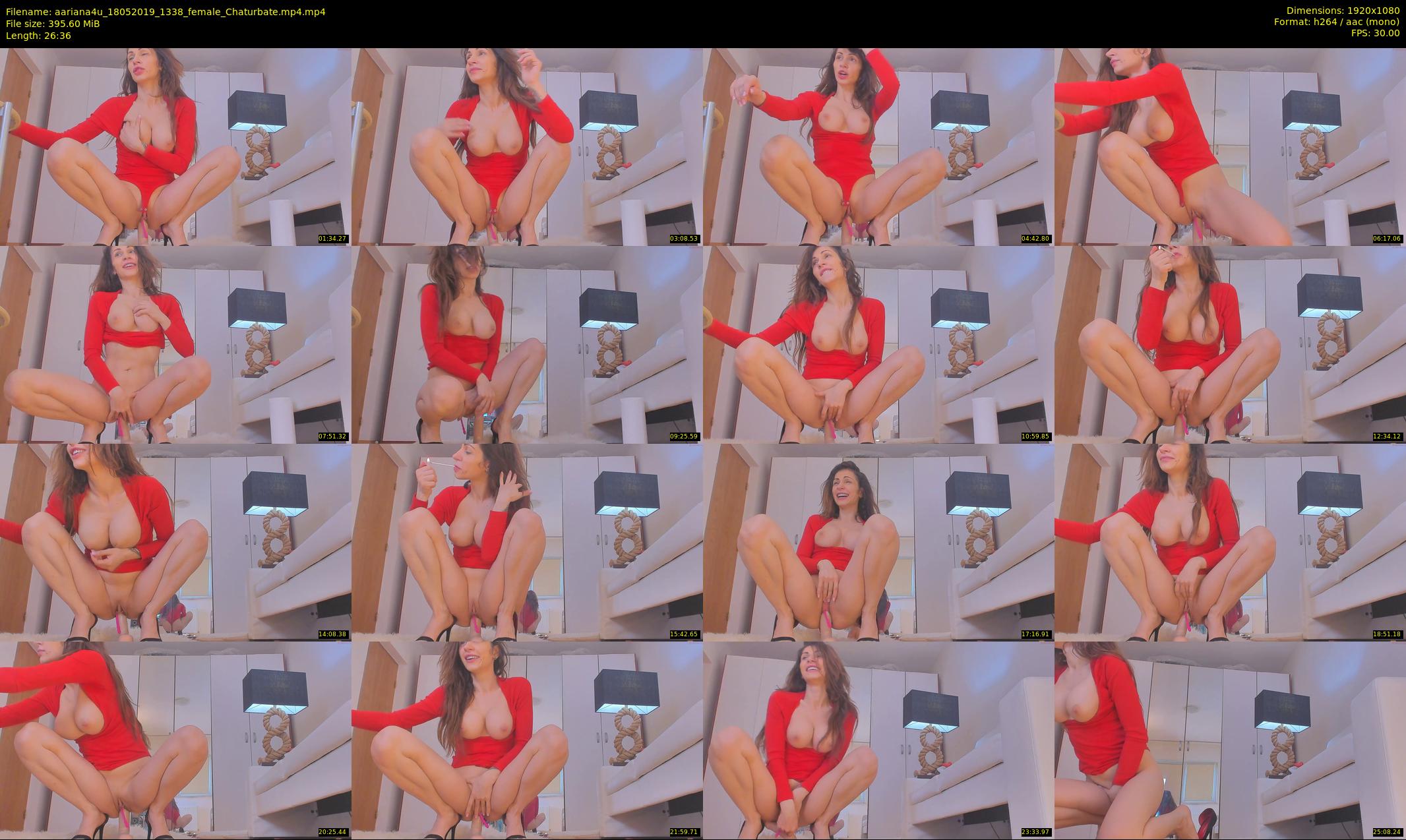 aariana4u — 27 minute Chaturbate female cam show recording, 1080p, May 18, 2019