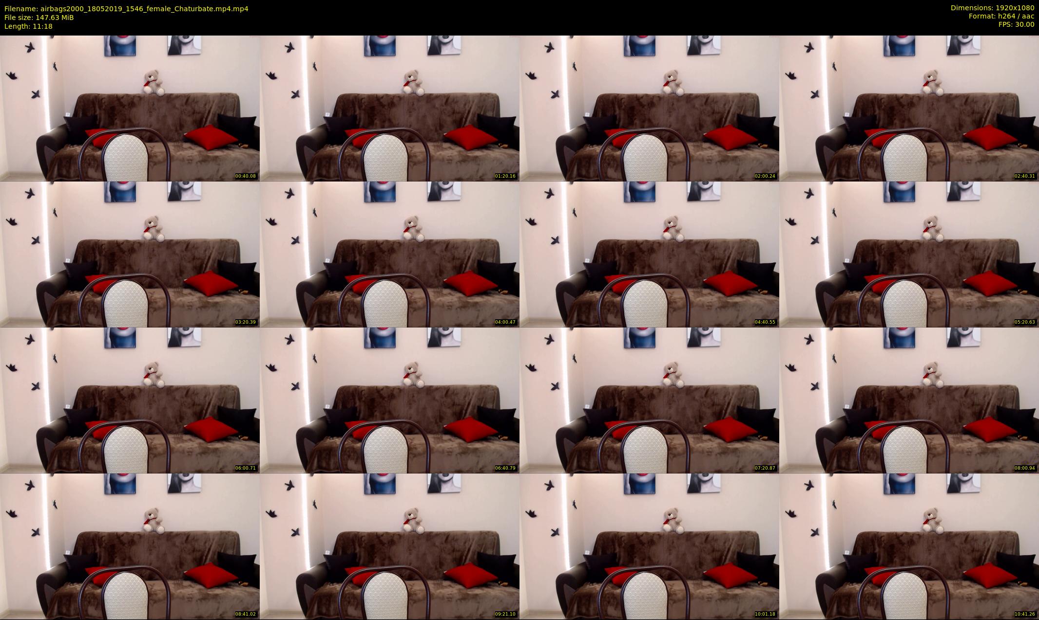 airbags2000 — 12 minute Chaturbate female cam show recording, 1080p, May 18, 2019