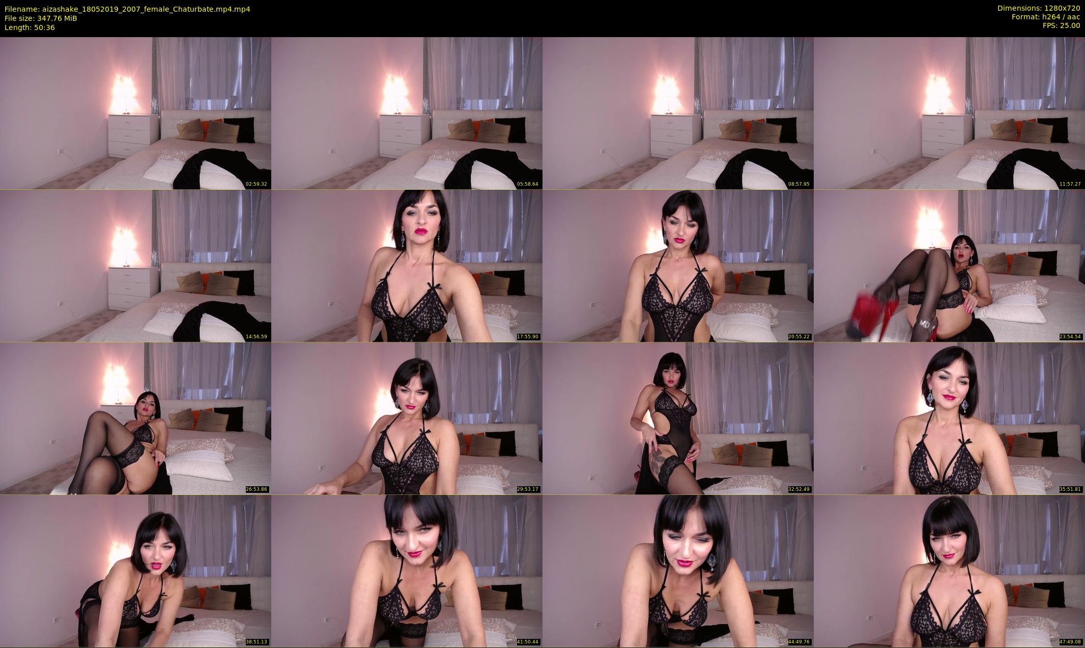 aizashake — 51 minute Chaturbate female cam show recording, 720p, May 18, 2019