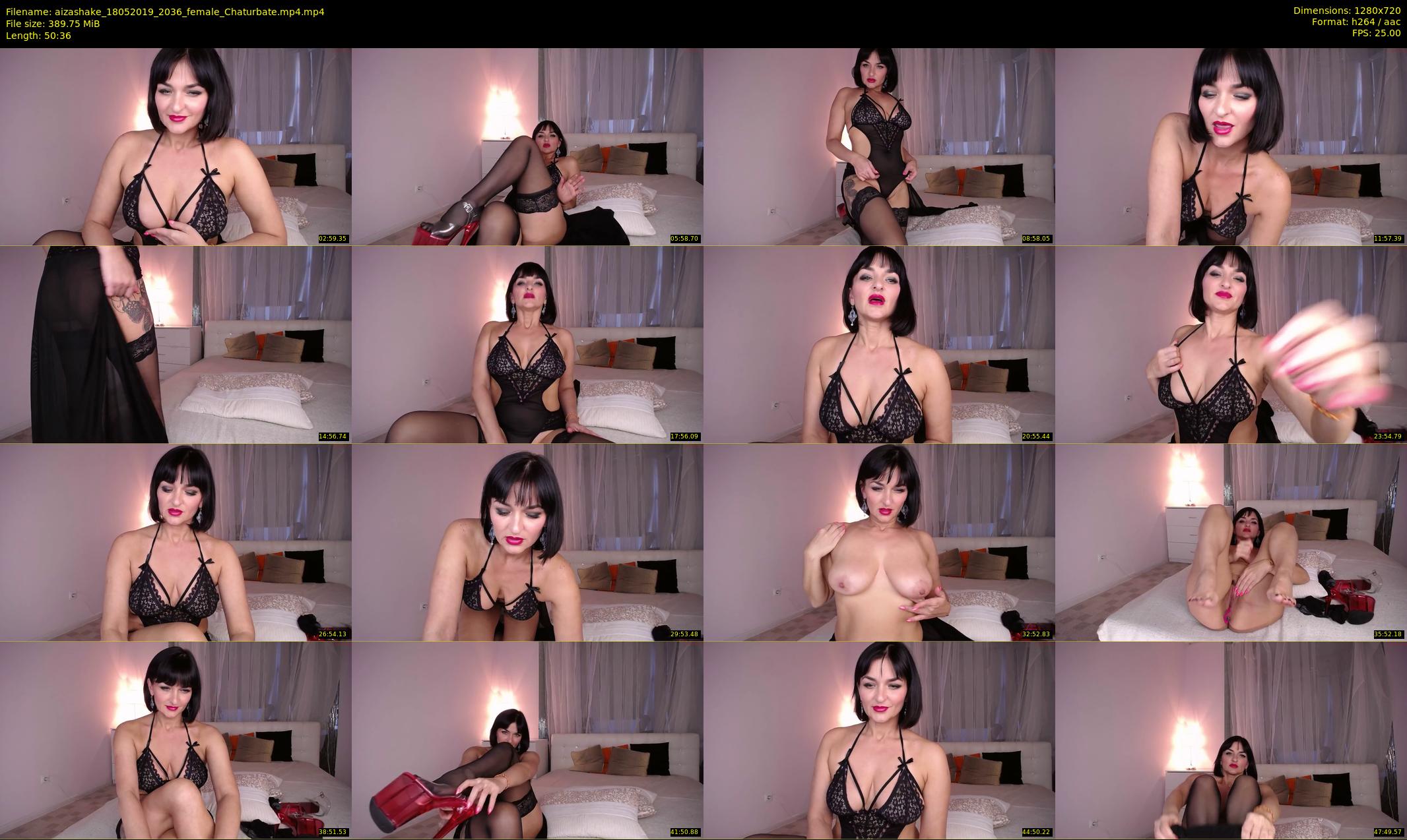 aizashake — 51 minute Chaturbate female cam show recording, 720p, May 18, 2019