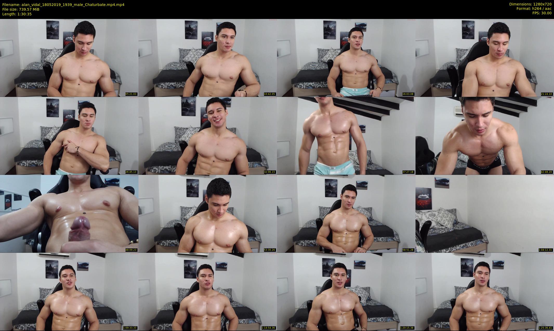 alan_vidal — 91 minute Chaturbate male cam show recording, 720p, May 18, 2019