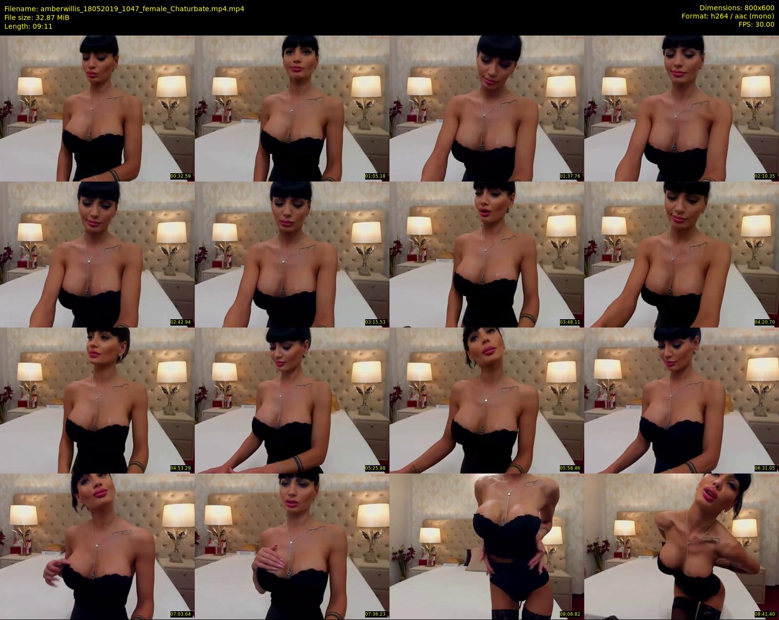 amberwillis — 10 minute Chaturbate female cam show recording, 480p, May 18, 2019