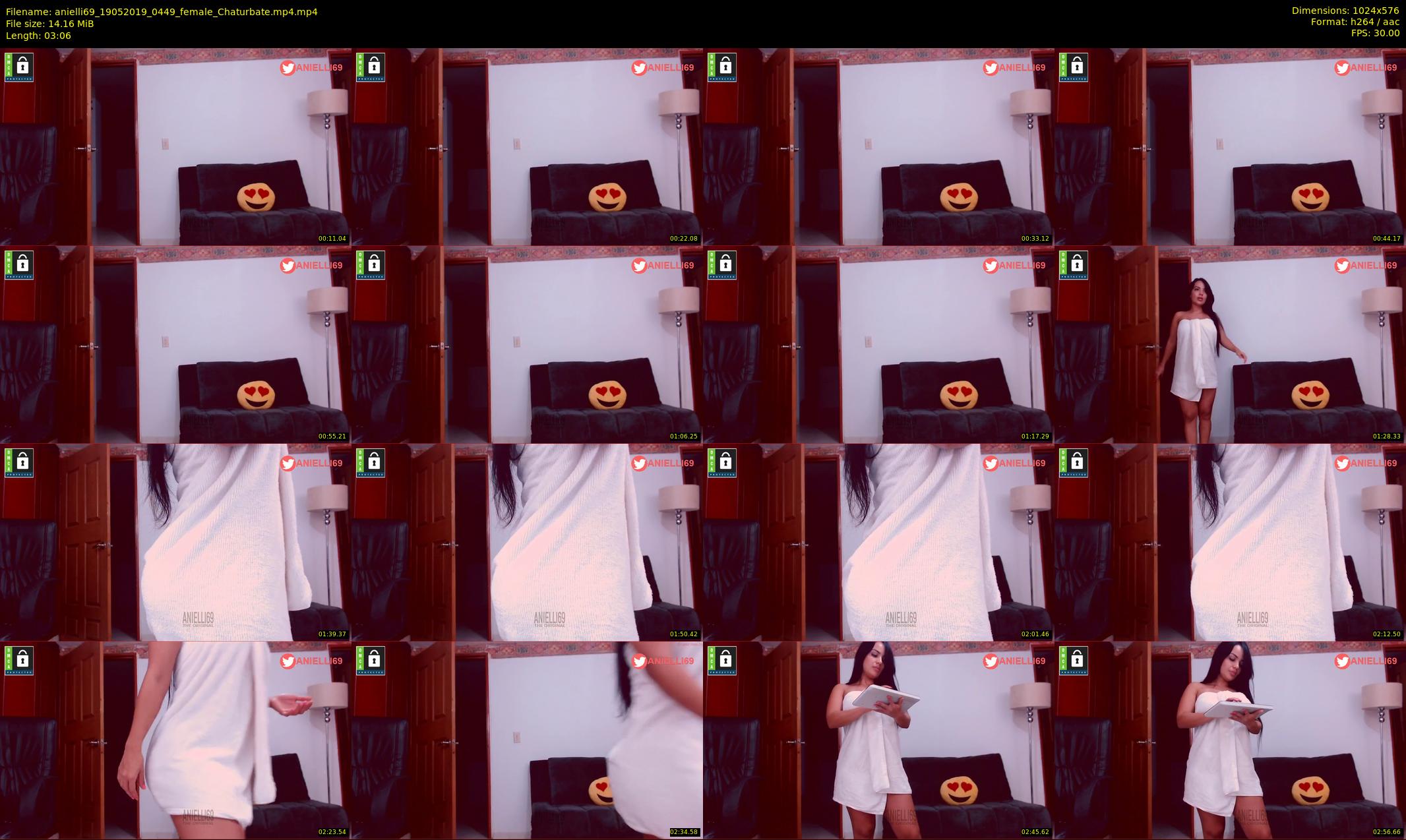 anielli69 — 4 minute Chaturbate female cam show recording, 480p, May 19, 2019