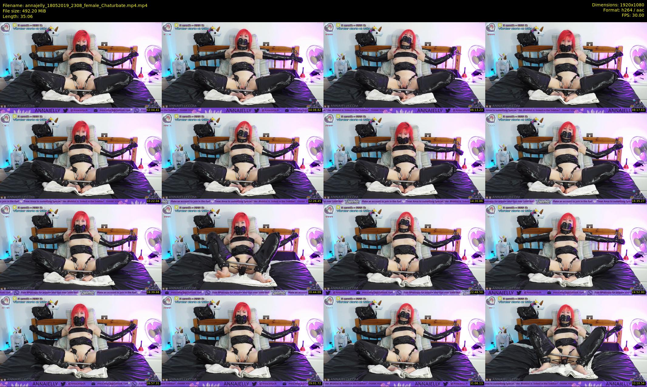 annajelly — 36 minute Chaturbate couple cam show recording, 1080p, May 18, 2019