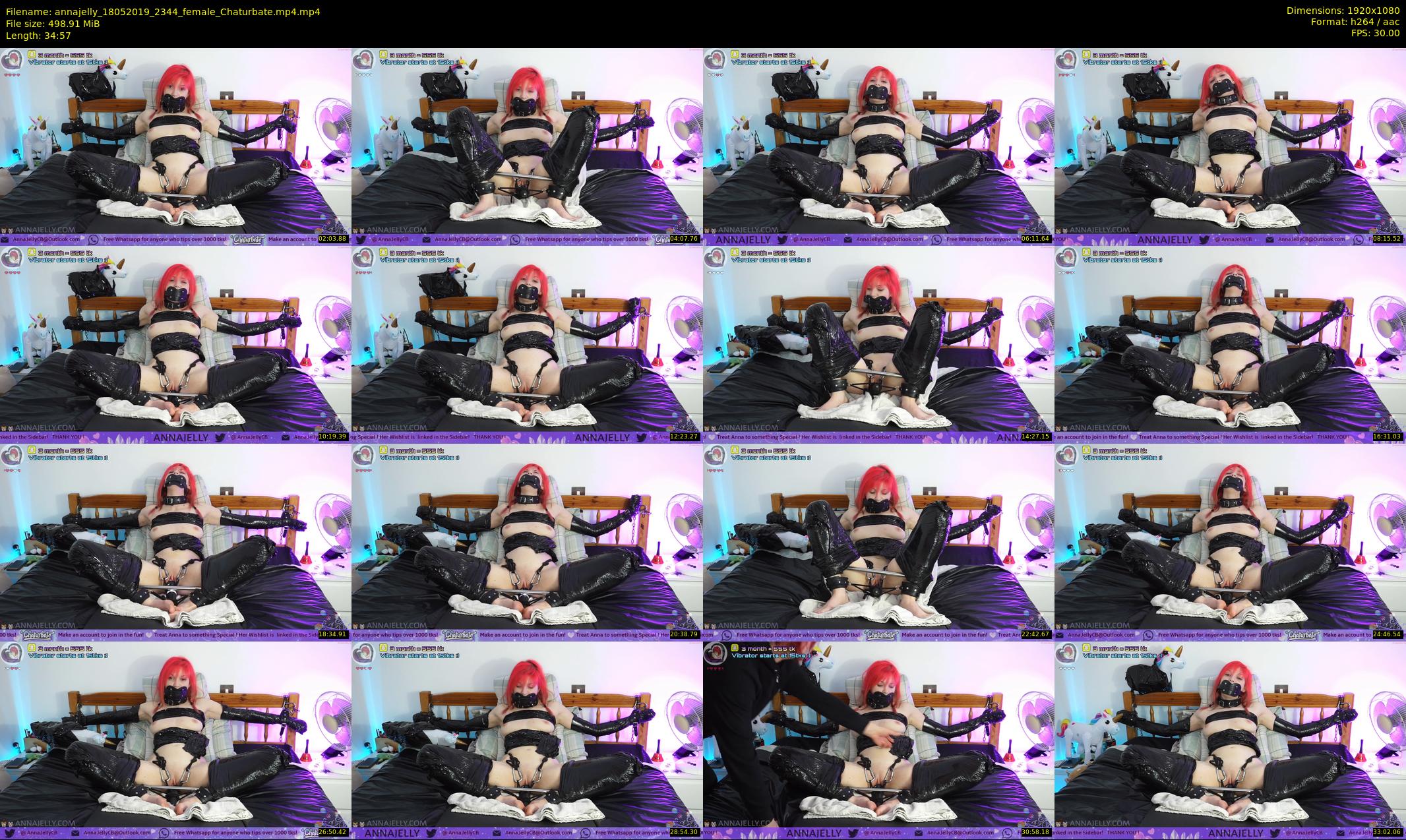 annajelly — 35 minute Chaturbate couple cam show recording, 1080p, May 18, 2019