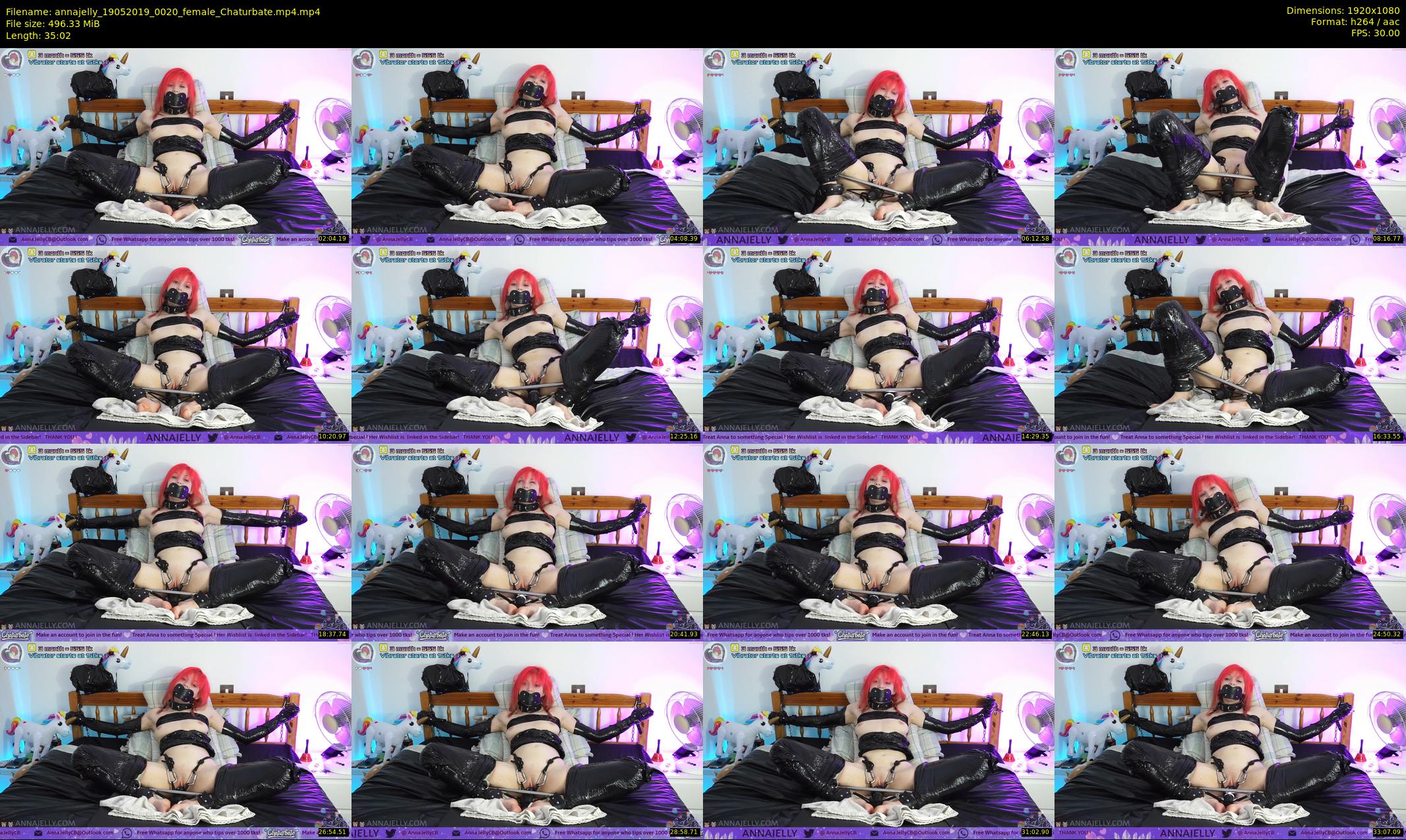 annajelly — 36 minute Chaturbate couple cam show recording, 1080p, May 19, 2019