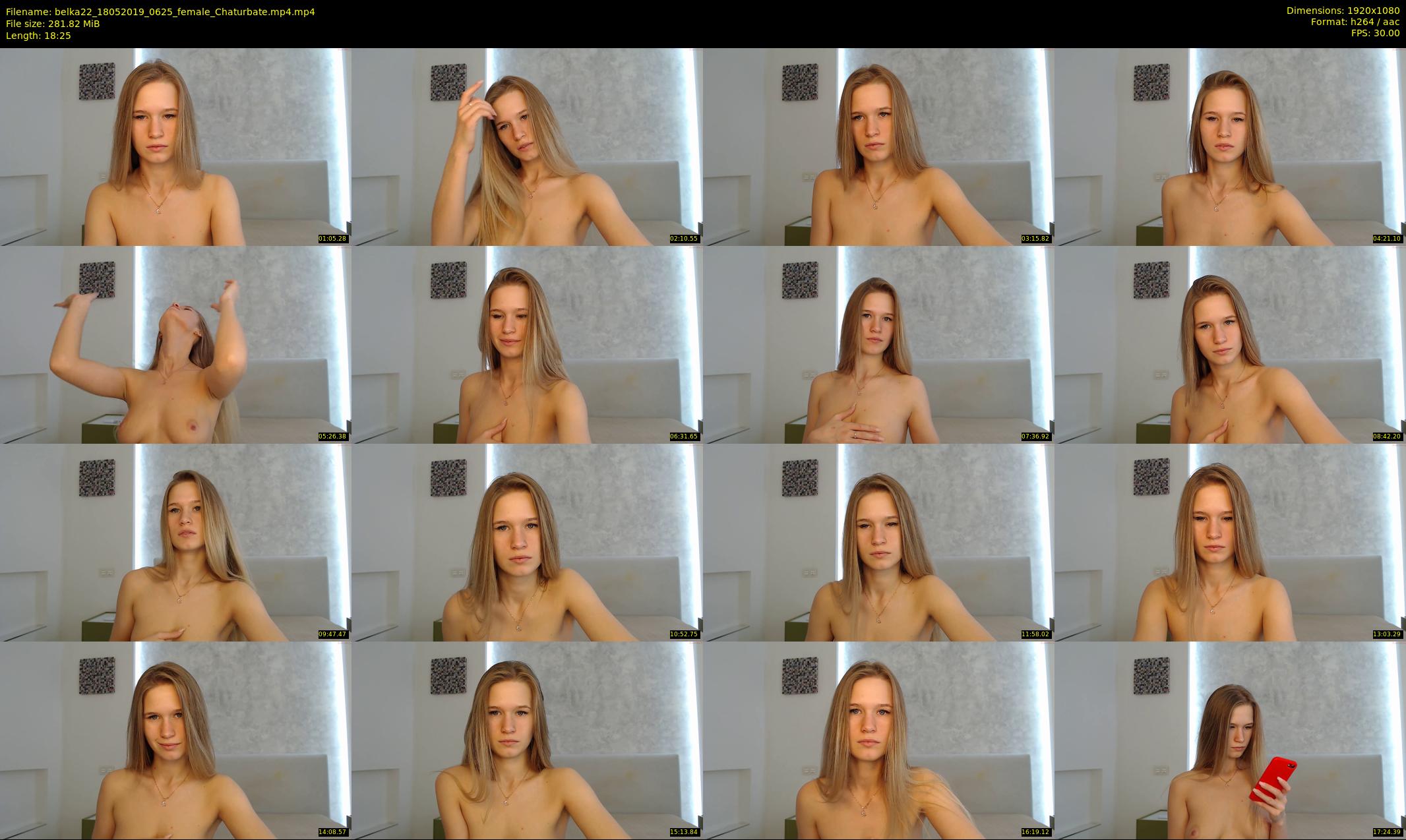 belka22 — 19 minute Chaturbate female cam show recording, 1080p, May 18, 2019