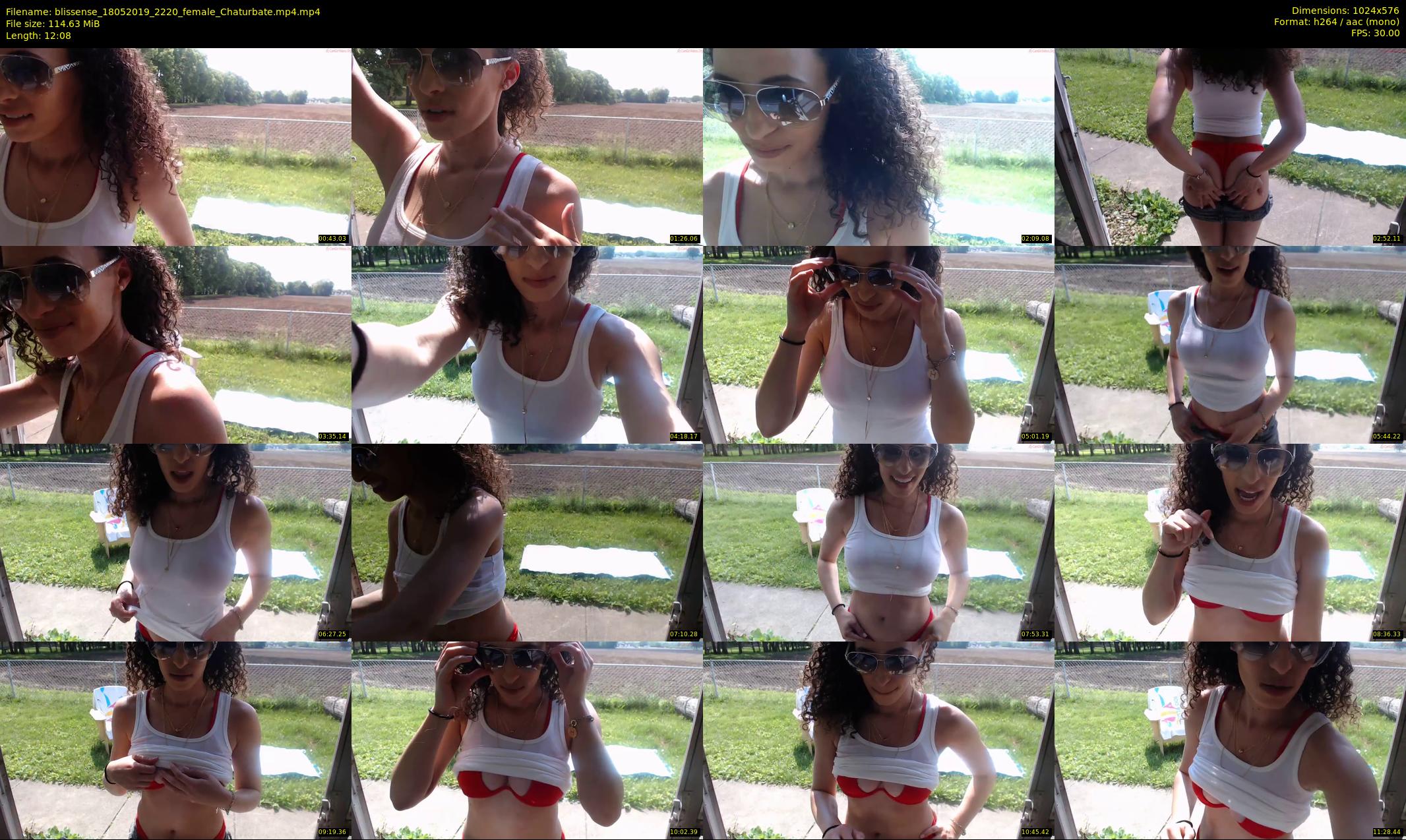 blissense — 13 minute Chaturbate female cam show recording, 480p, May 18, 2019