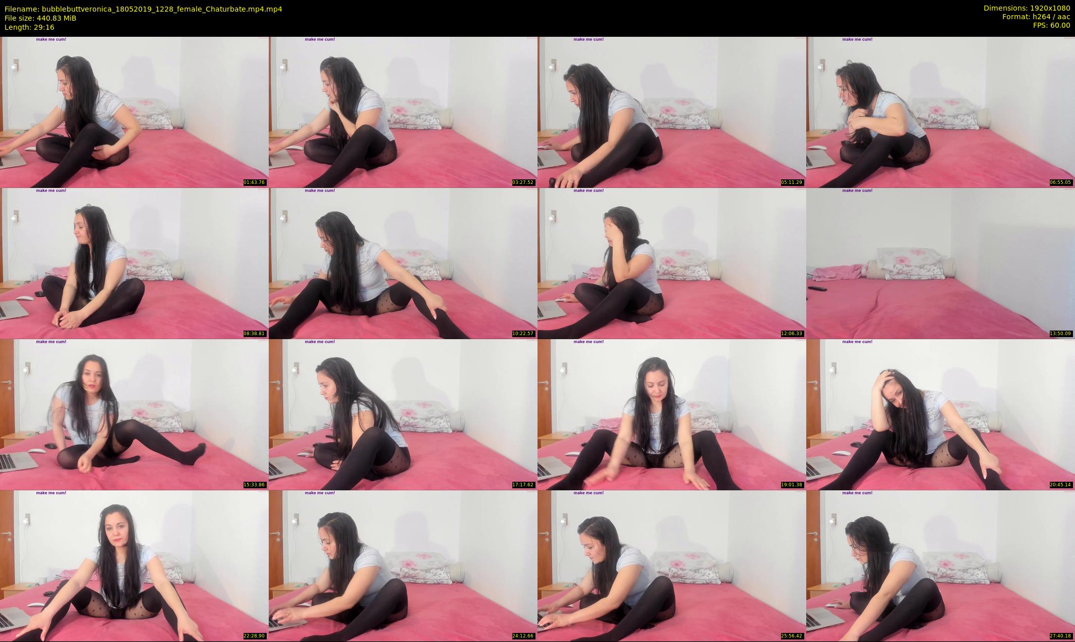 bubblebuttveronica — 30 minute Chaturbate female cam show recording, 1080p, May 18, 2019