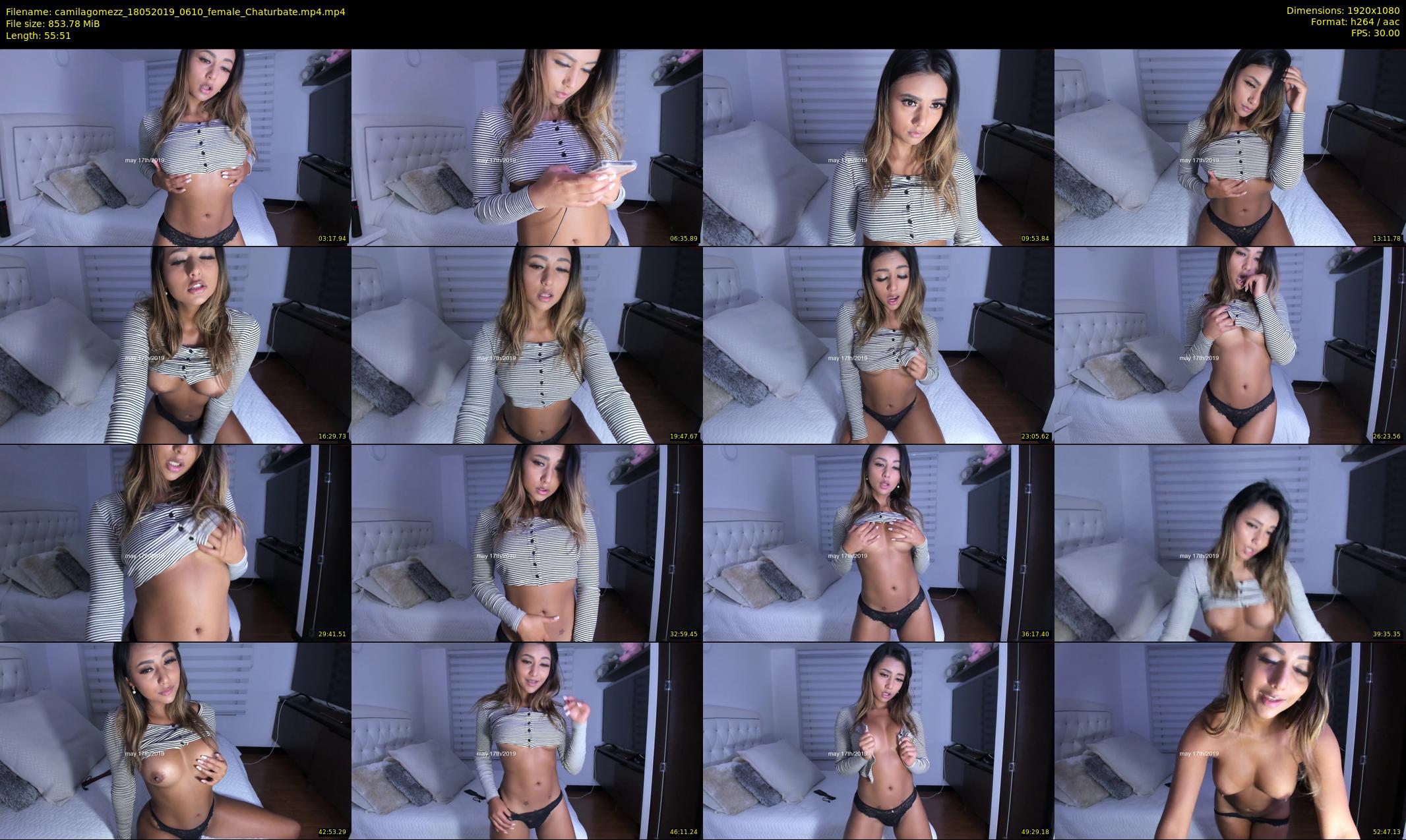 camilagomezz — 56 minute Chaturbate female cam show recording, 1080p, May 18, 2019