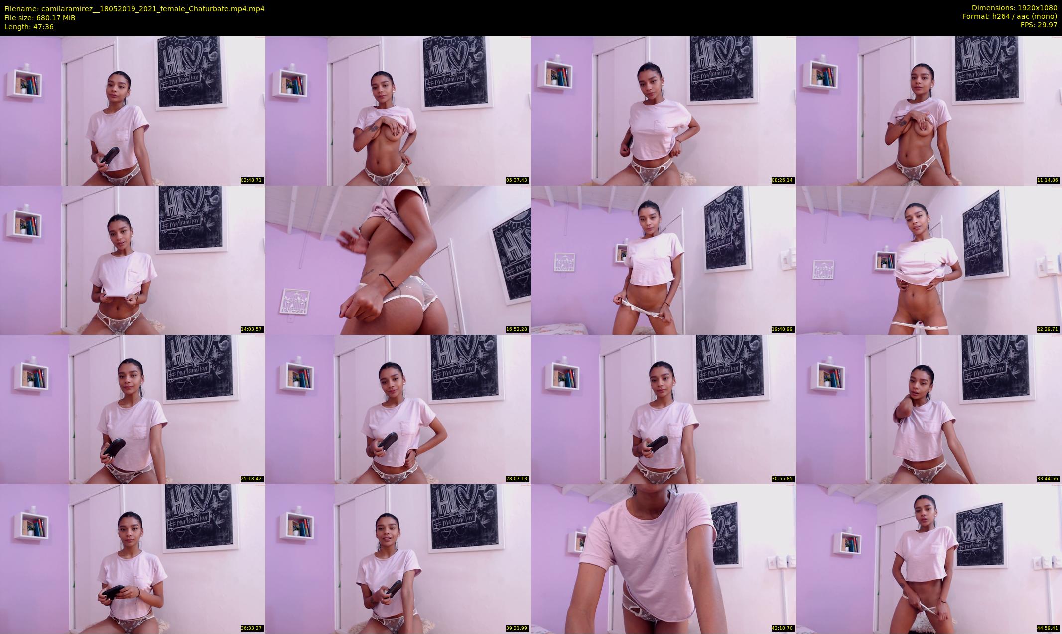 camilaramirez_ — 48 minute Chaturbate female cam show recording, 1080p, May 18, 2019