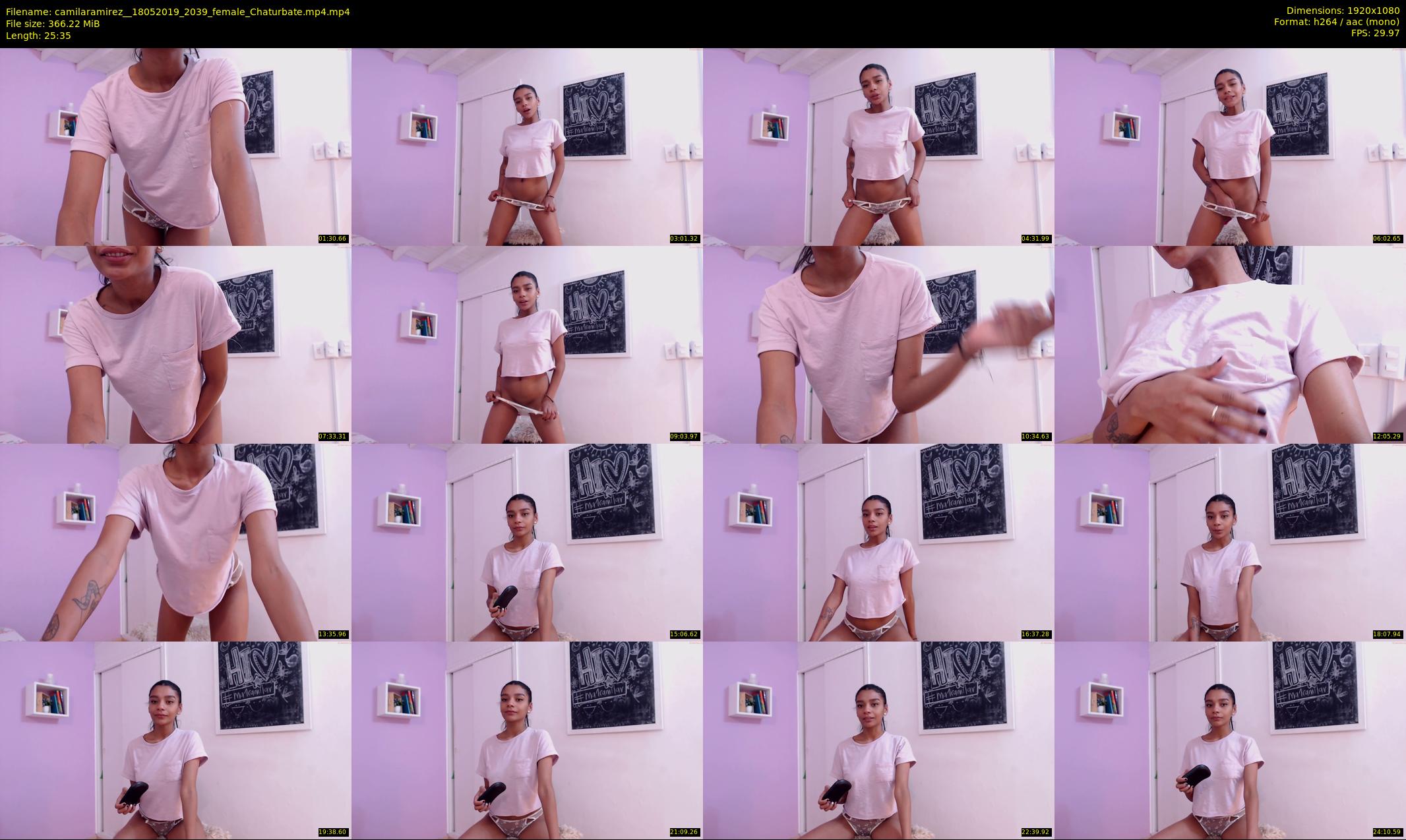 camilaramirez_ — 26 minute Chaturbate female cam show recording, 1080p, May 18, 2019