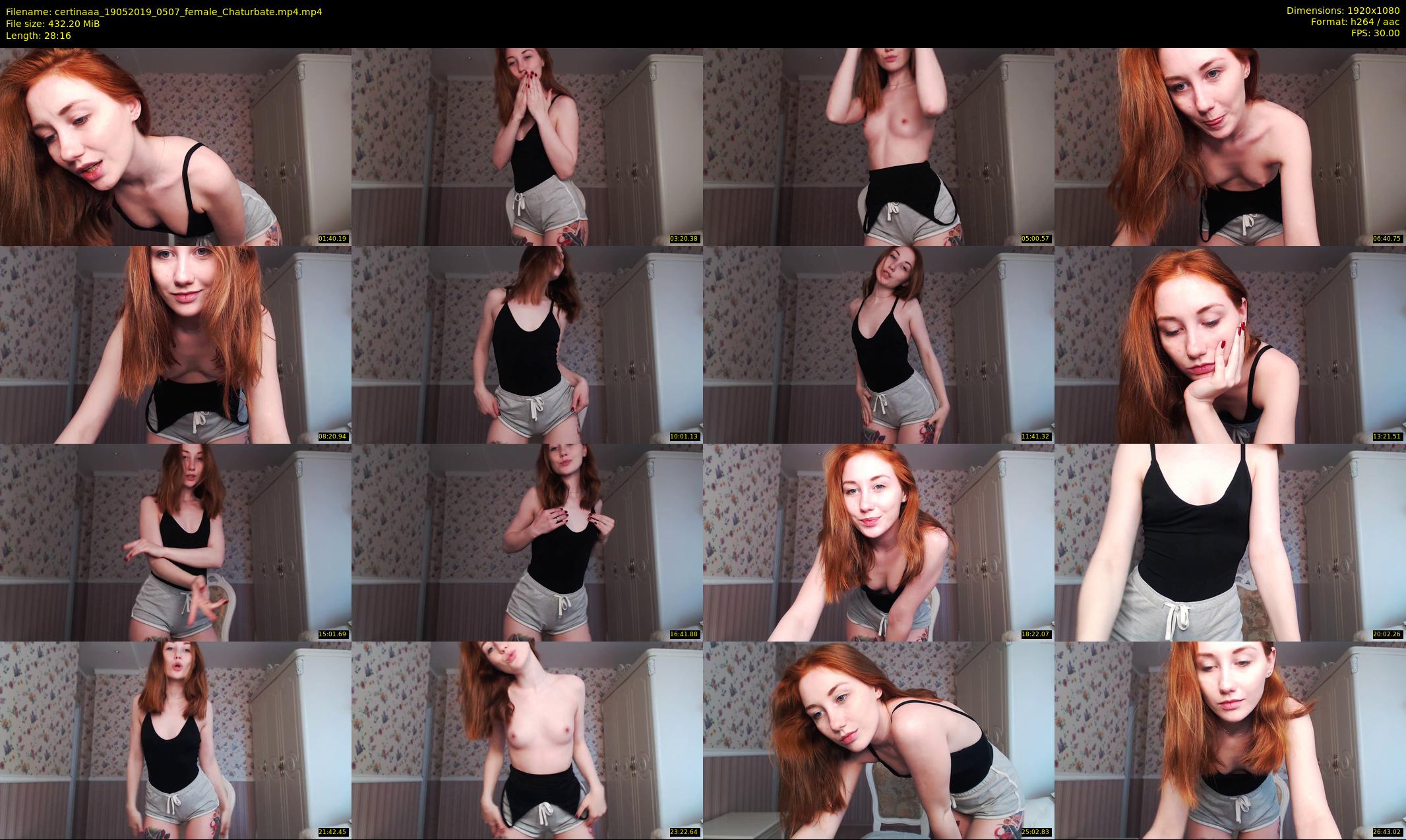 certinaaa — 29 minute Chaturbate female cam show recording, 1080p, May 19, 2019