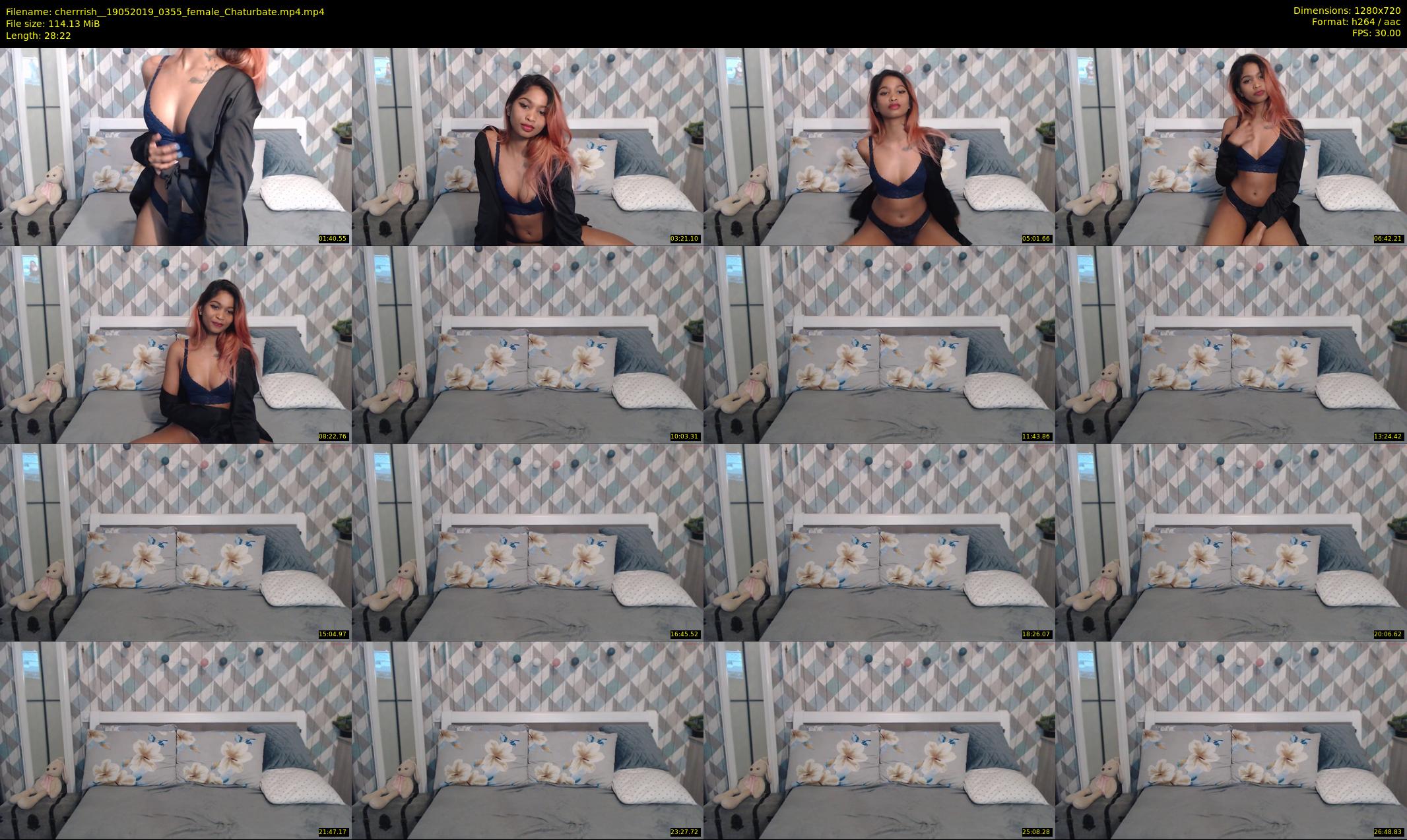 cherrrish_ — 29 minute Chaturbate female cam show recording, 720p, May 19, 2019