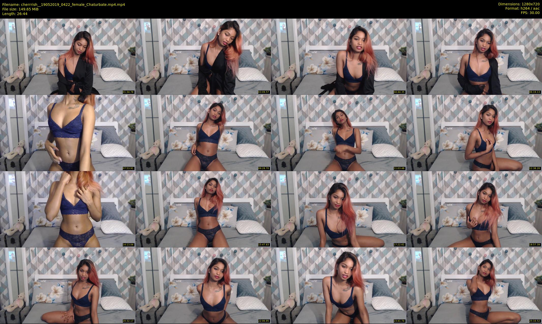 cherrrish_ — 27 minute Chaturbate female cam show recording, 720p, May 19, 2019