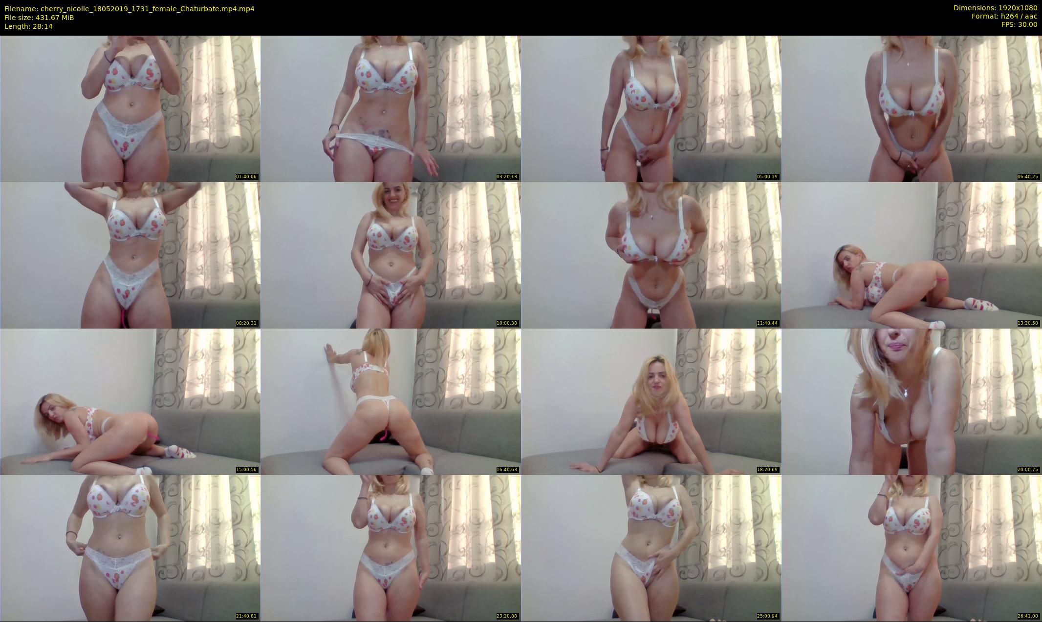 cherry_nicolle — 29 minute Chaturbate female cam show recording, 1080p, May 18, 2019