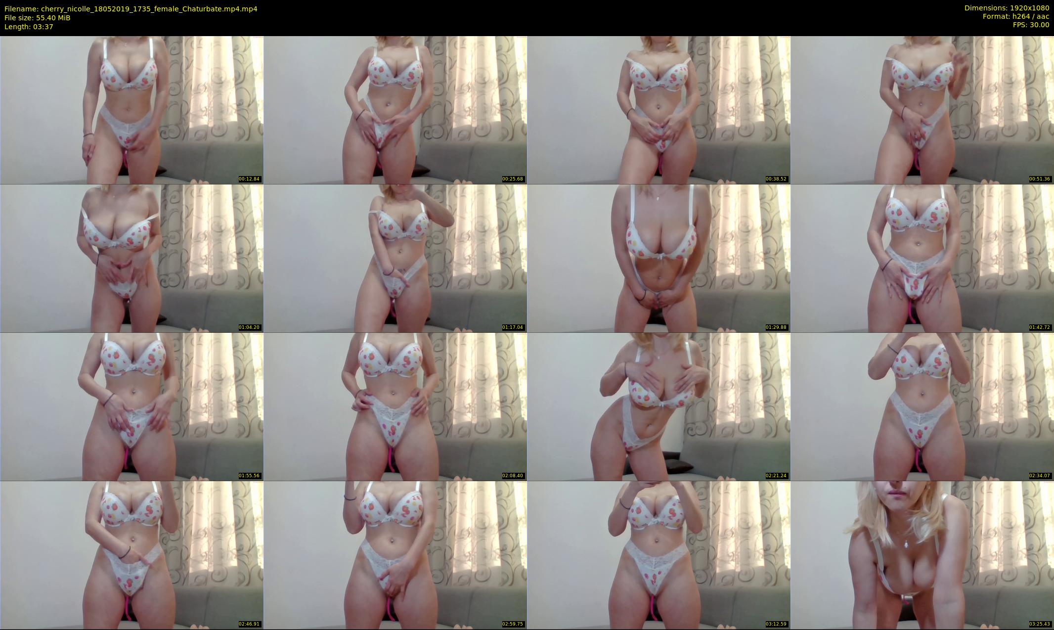 cherry_nicolle — 4 minute Chaturbate female cam show recording, 1080p, May 18, 2019