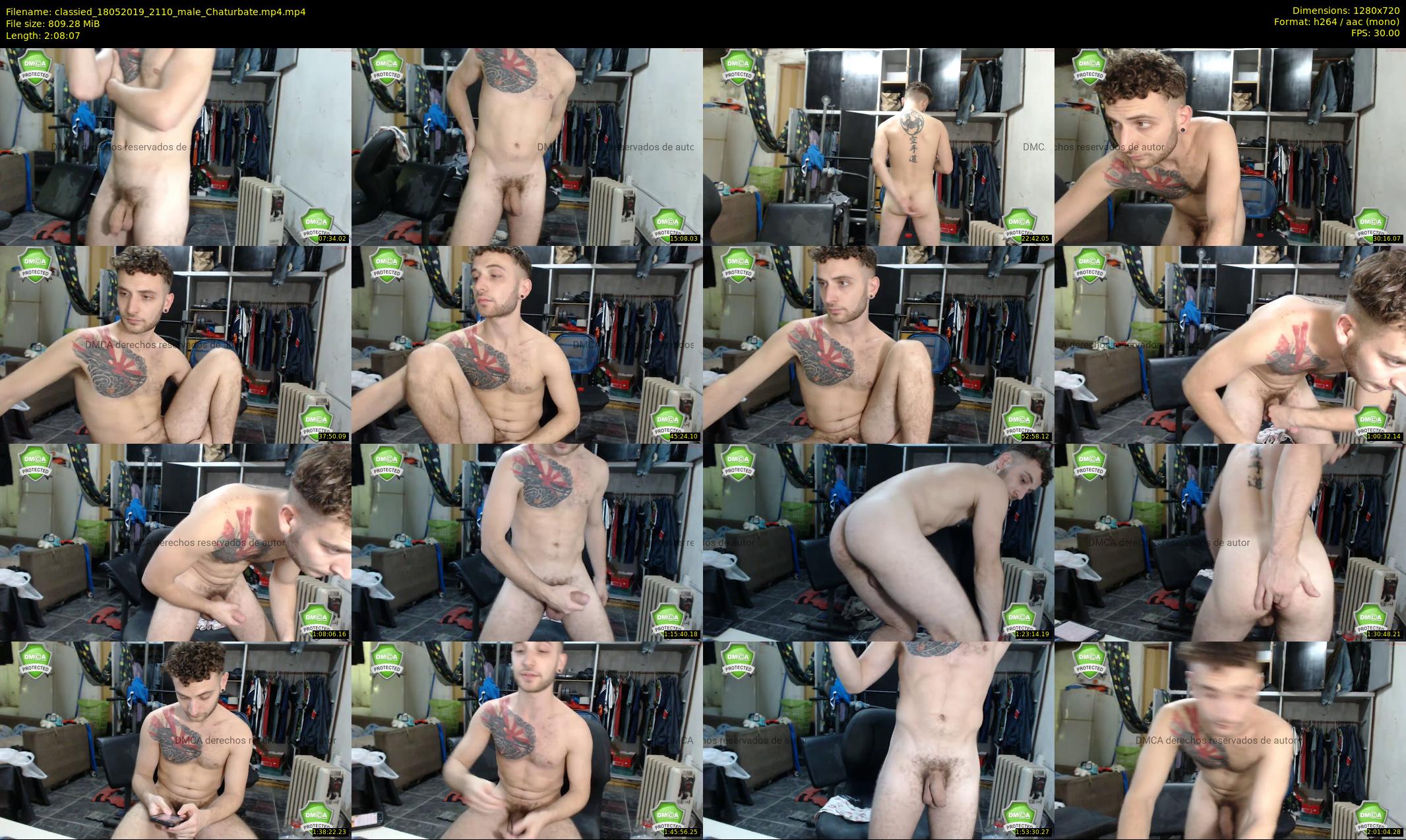 classied — 129 minute Chaturbate male cam show recording, 720p, May 18, 2019