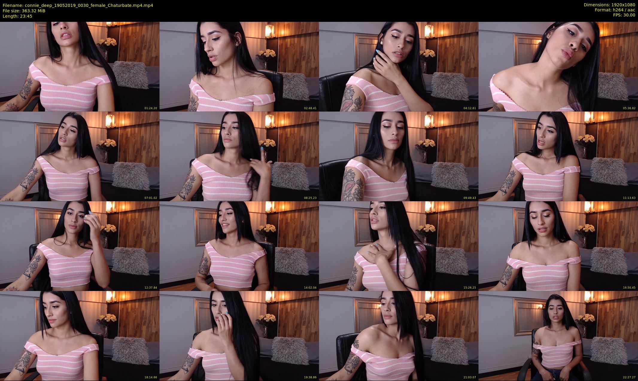 connie_deep — 24 minute Chaturbate female cam show recording, 1080p, May 19, 2019