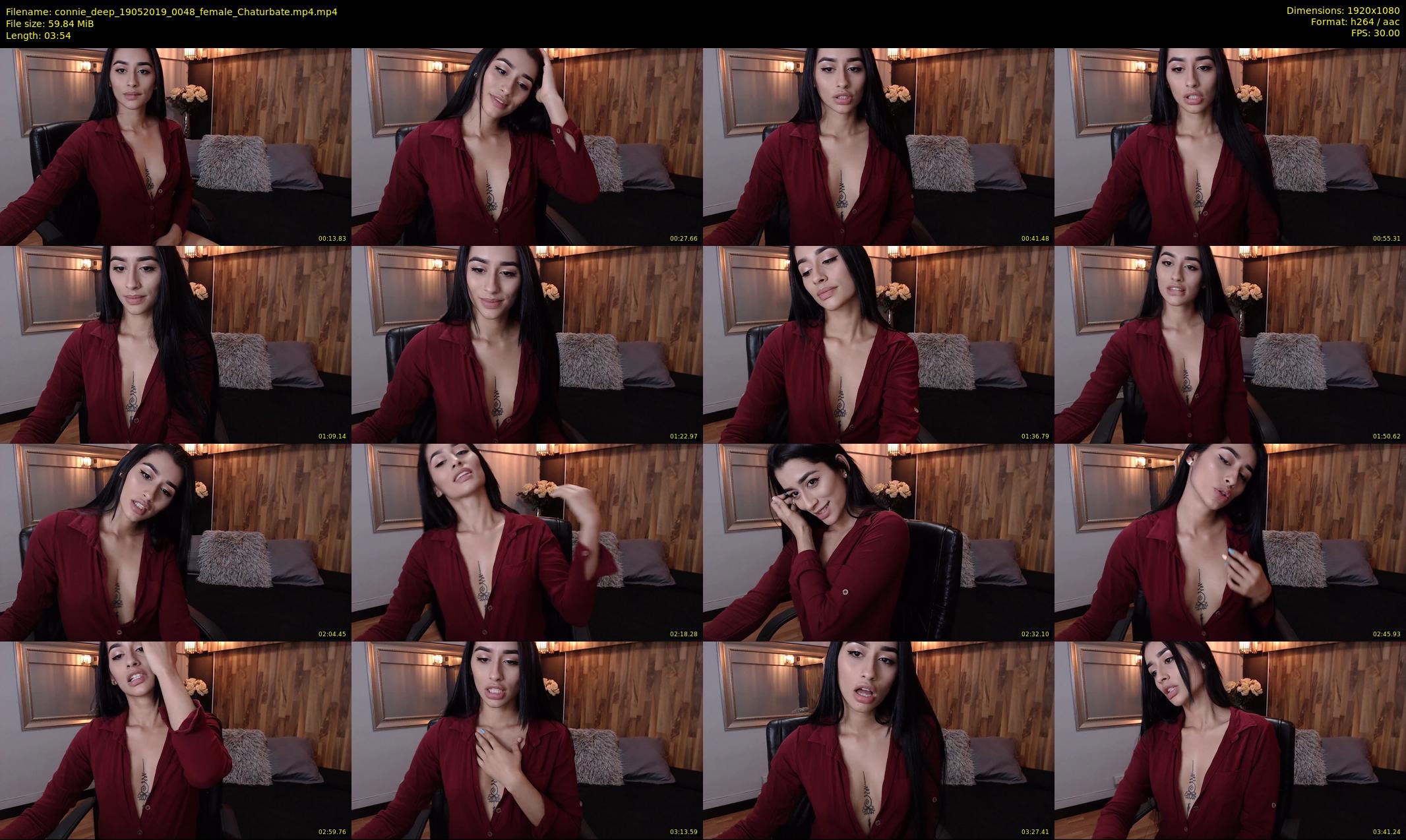 connie_deep — 4 minute Chaturbate female cam show recording, 1080p, May 19, 2019