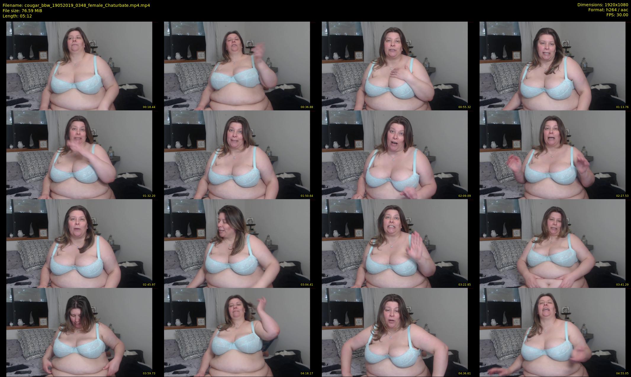 cougar_bbw — 6 minute Chaturbate female cam show recording, 1080p, May 19, 2019