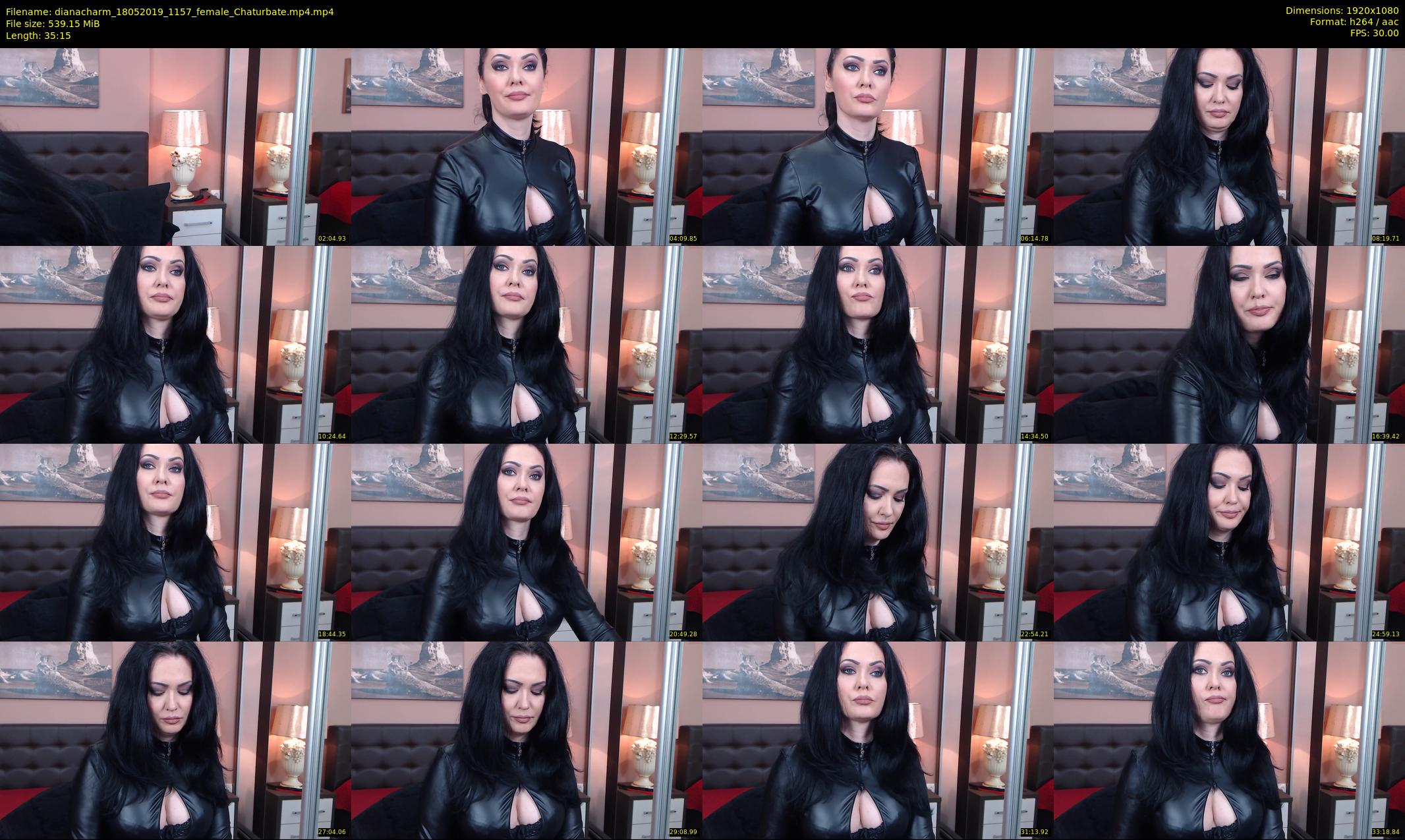 dianacharm — 36 minute Chaturbate female cam show recording, 1080p, May 18, 2019