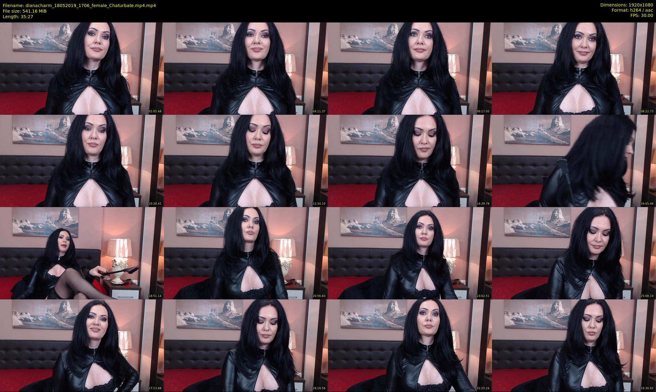 dianacharm — 36 minute Chaturbate female cam show recording, 1080p, May 18, 2019