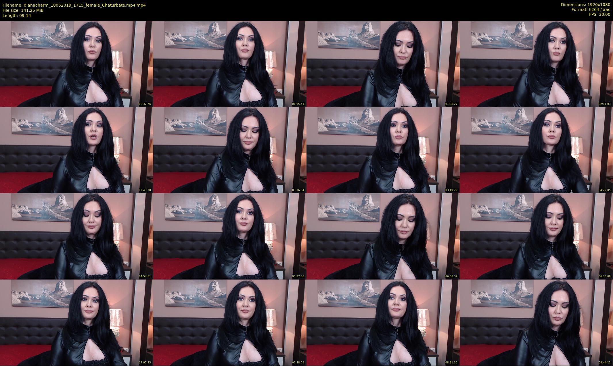dianacharm — 10 minute Chaturbate female cam show recording, 1080p, May 18, 2019