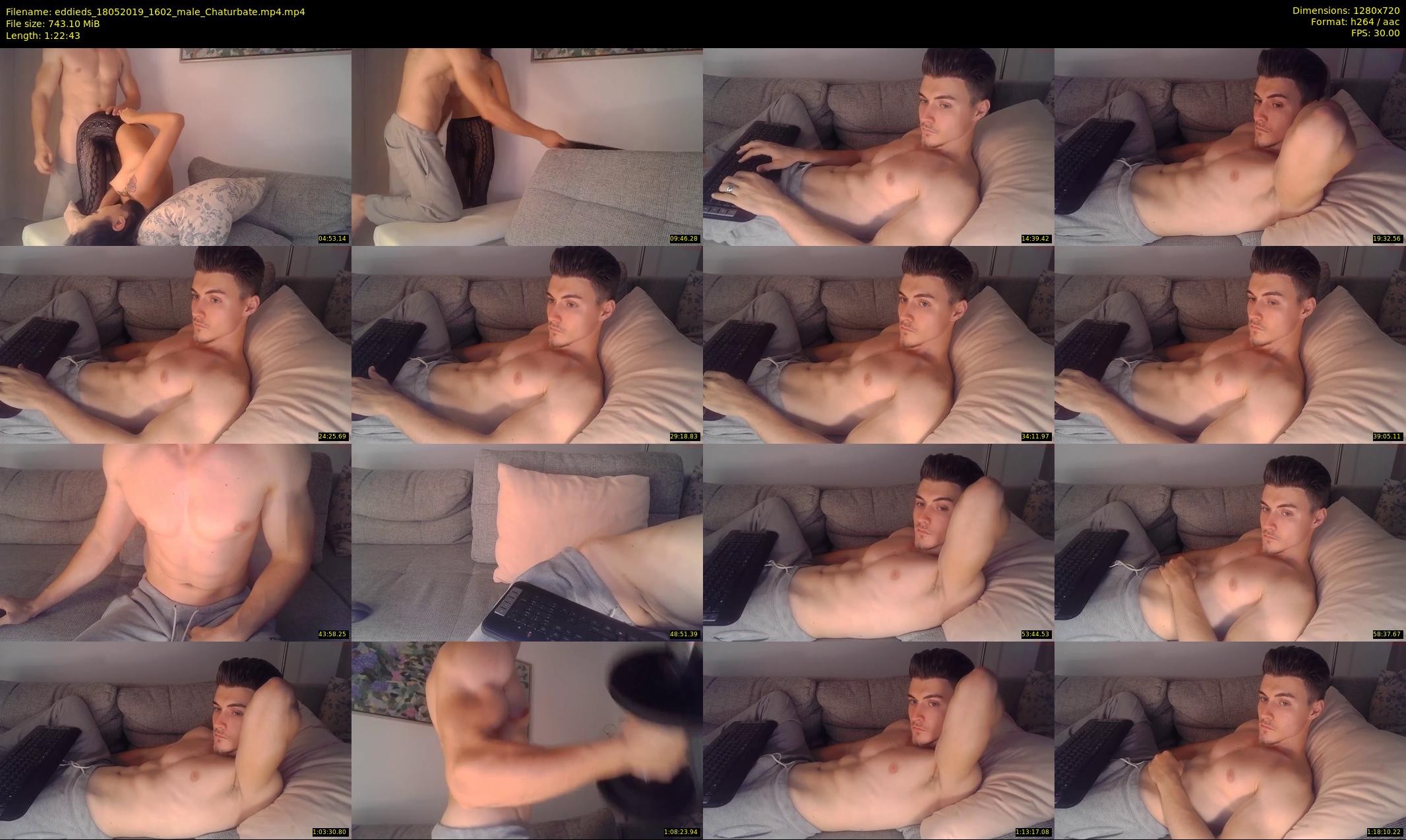 eddieds — 83 minute Chaturbate male cam show recording, 720p, May 18, 2019