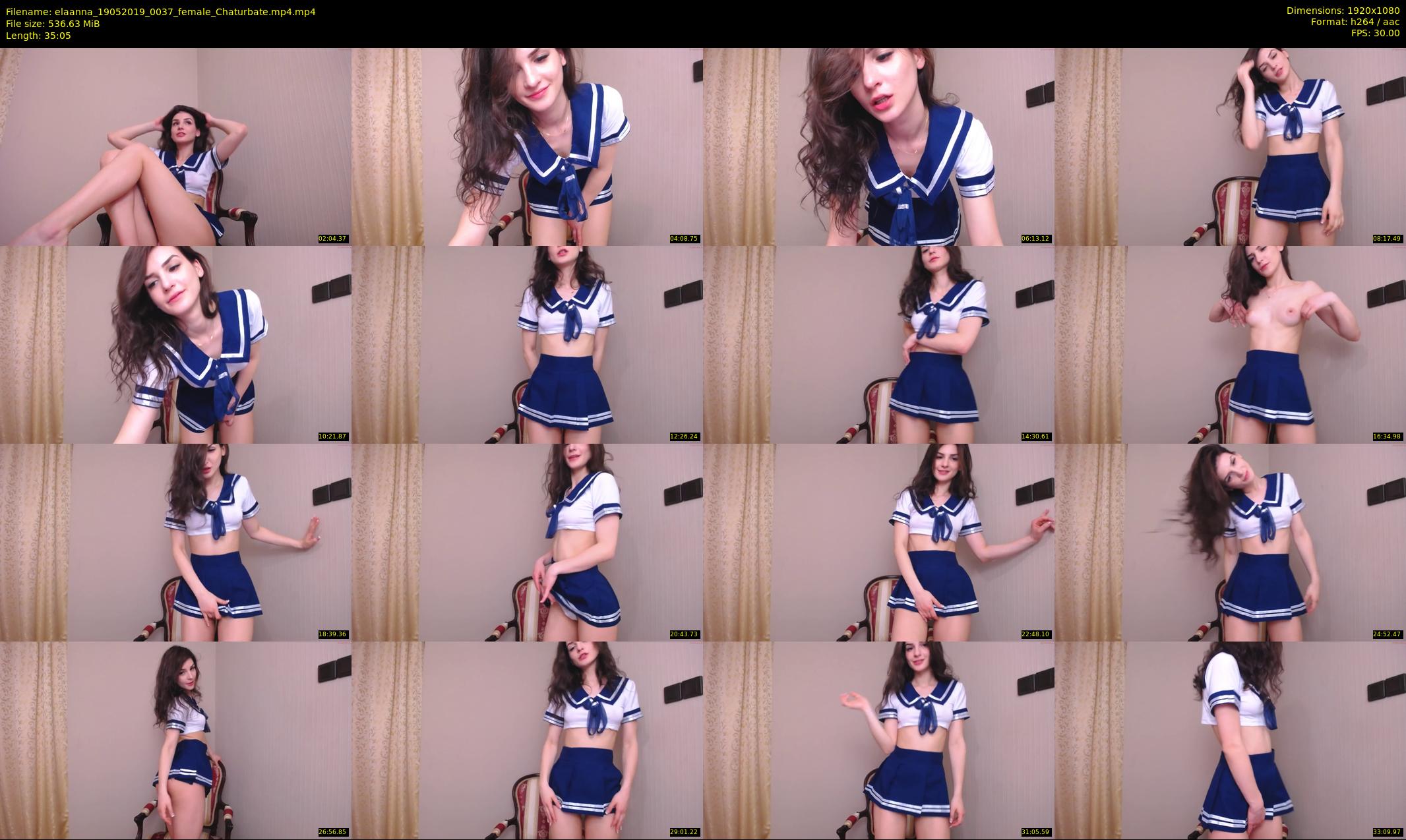 elaanna — 36 minute Chaturbate female cam show recording, 1080p, May 19, 2019