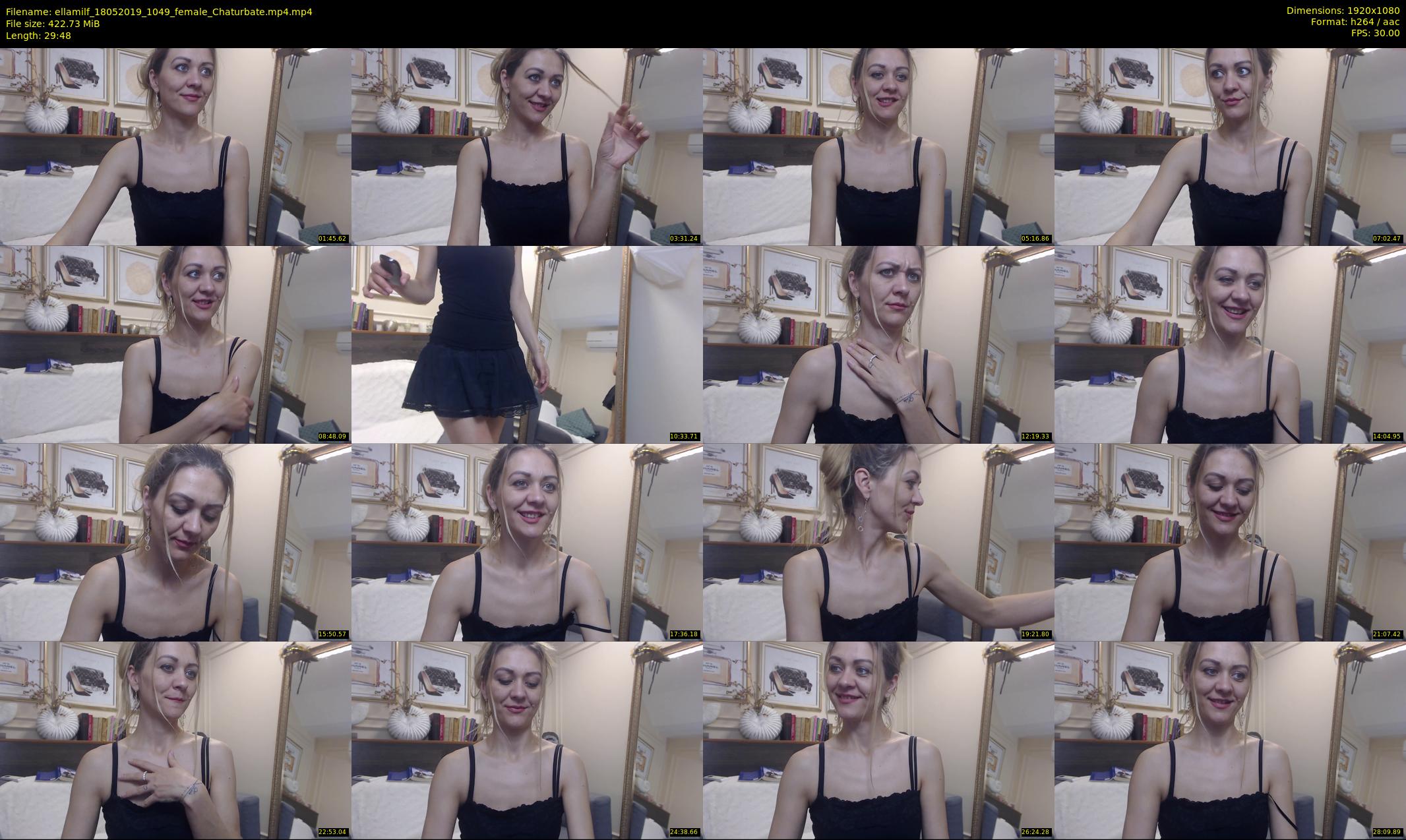 ellamilf — 30 minute Chaturbate female cam show recording, 1080p, May 18, 2019