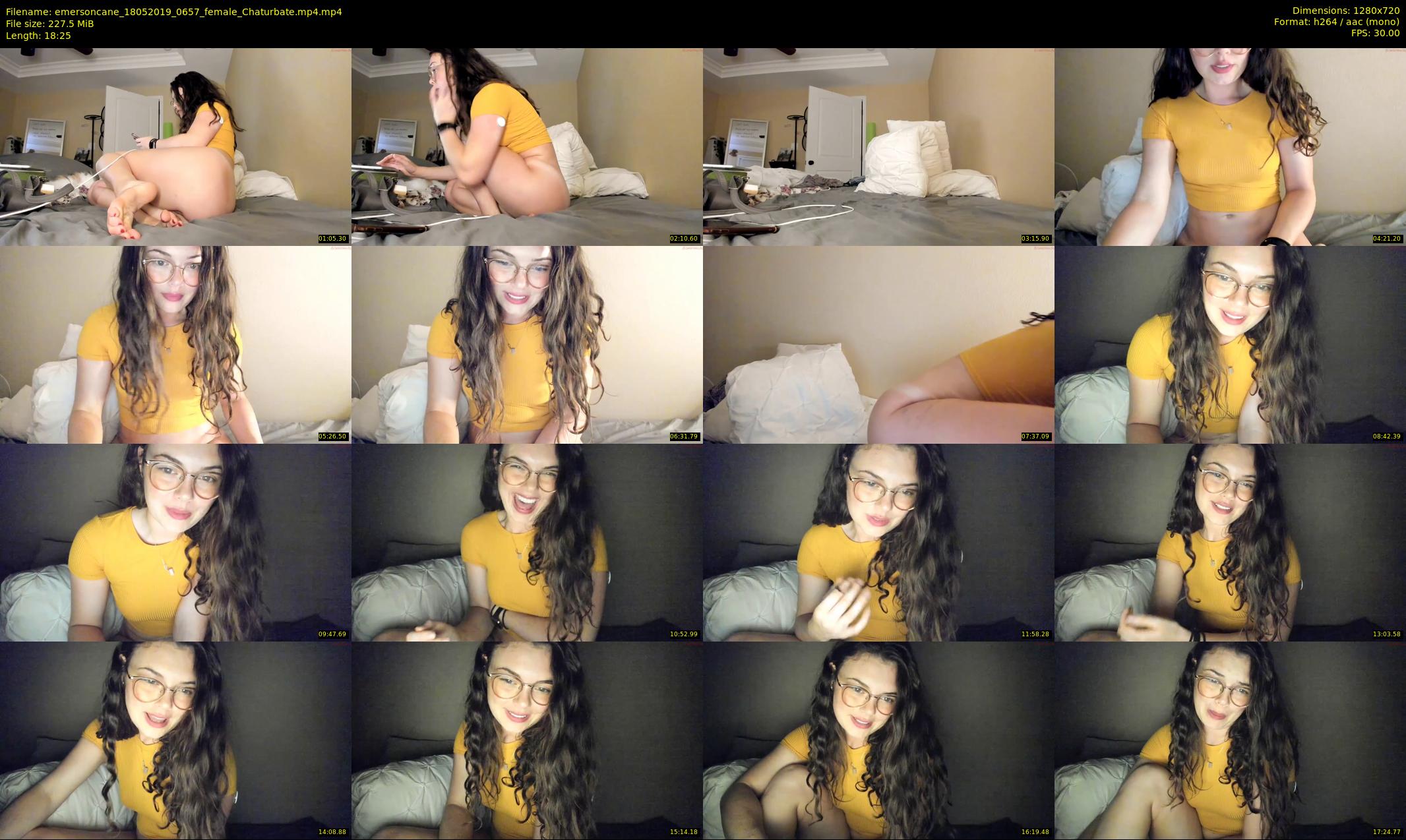 emersoncane — 19 minute Chaturbate female cam show recording, 720p, May 18, 2019