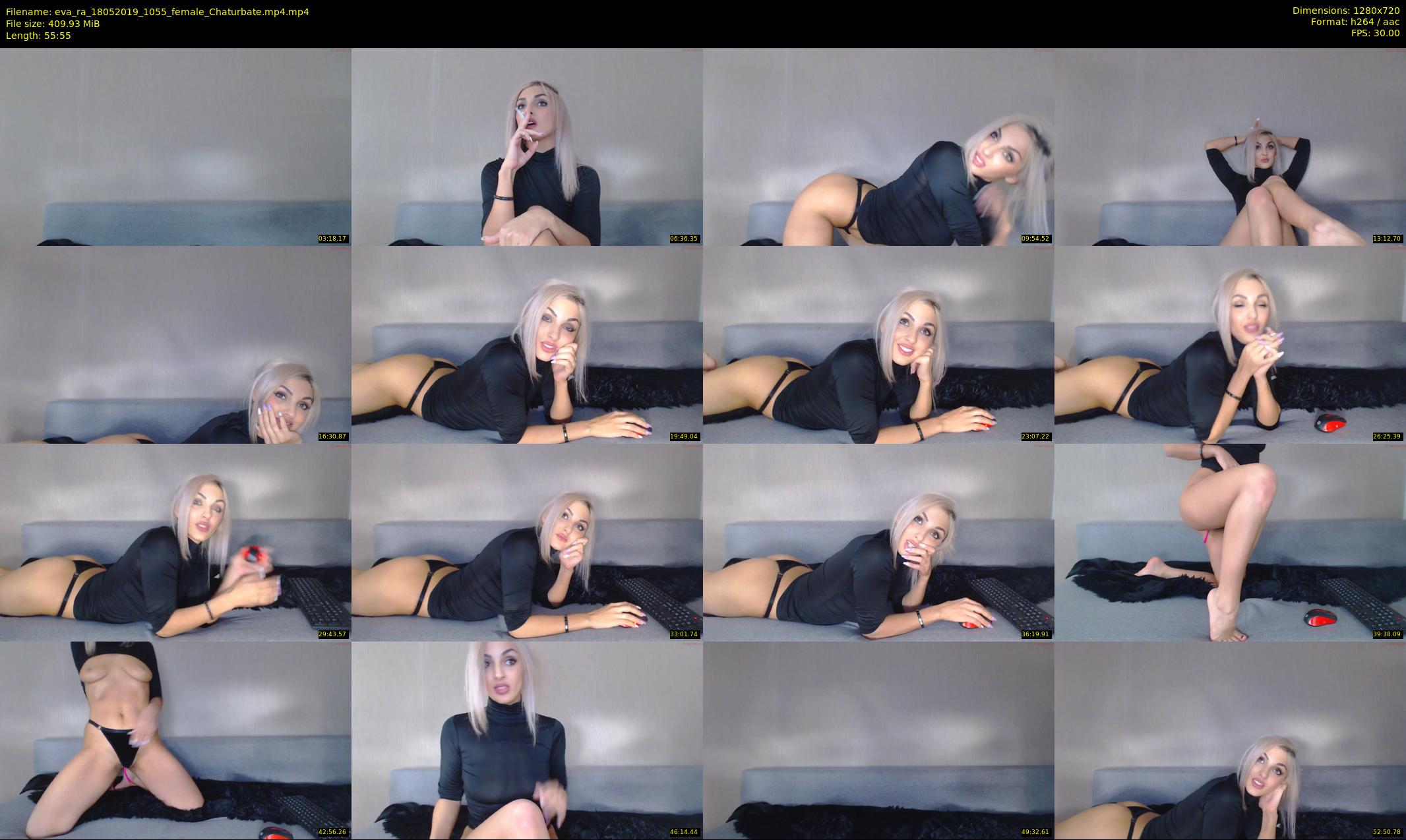 eva_ra — 56 minute Chaturbate female cam show recording, 720p, May 18, 2019