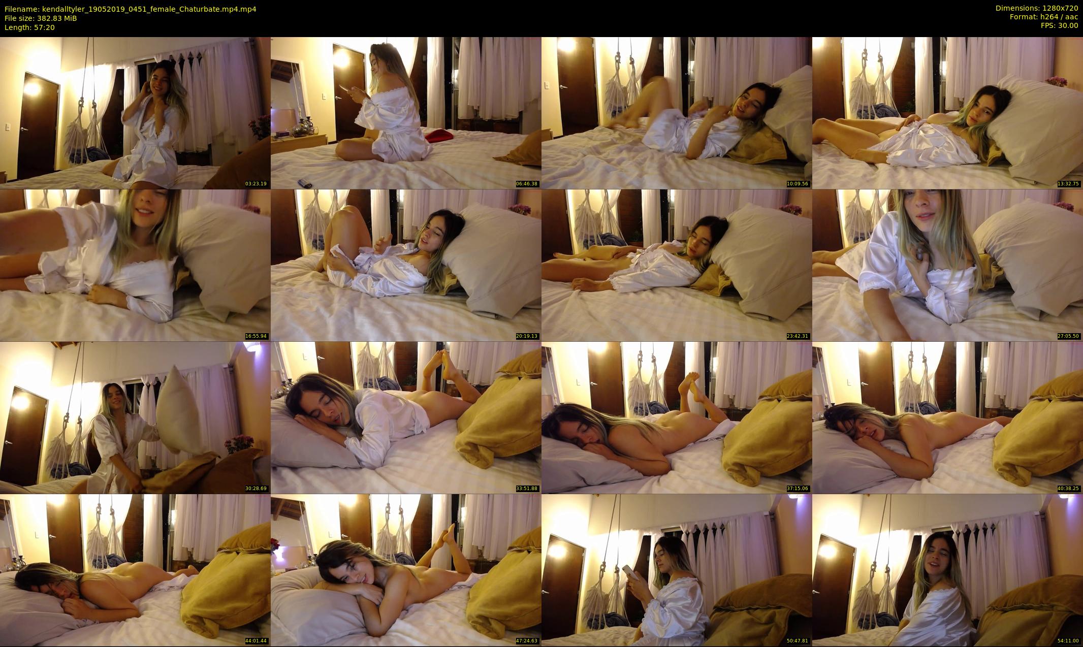 kendalltyler — 58 minute Chaturbate female cam show recording, 720p, May 19, 2019